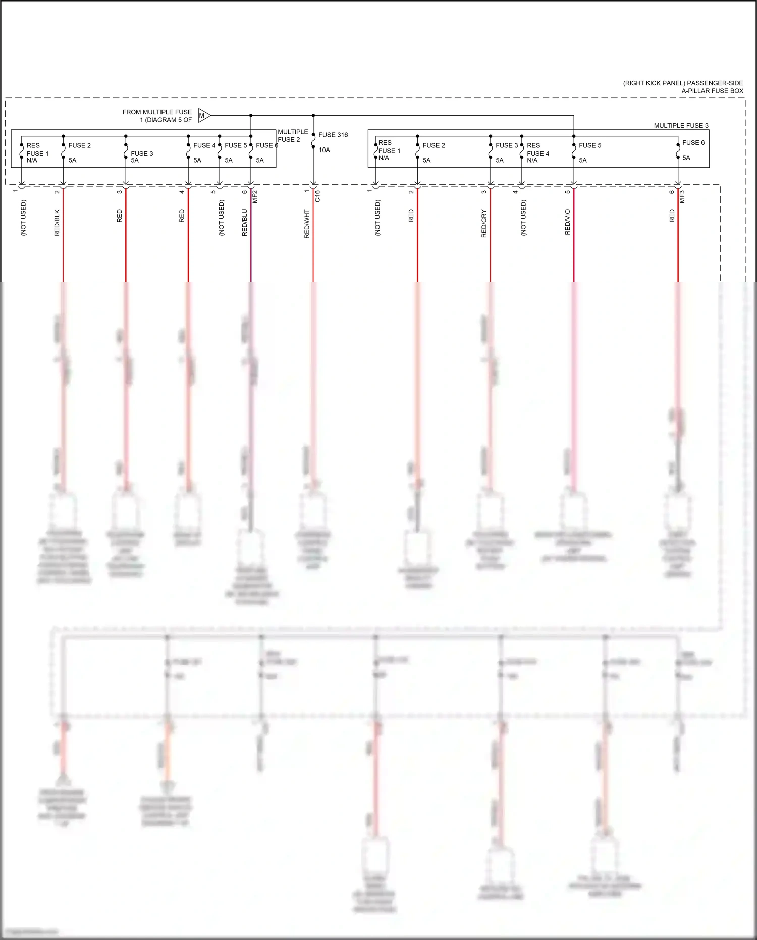 Wiring diagram overhead control panel control unit for Mercedes-Benz E-class W213/S213/C238/A238 facelift (2020-2024) (9 of 44)