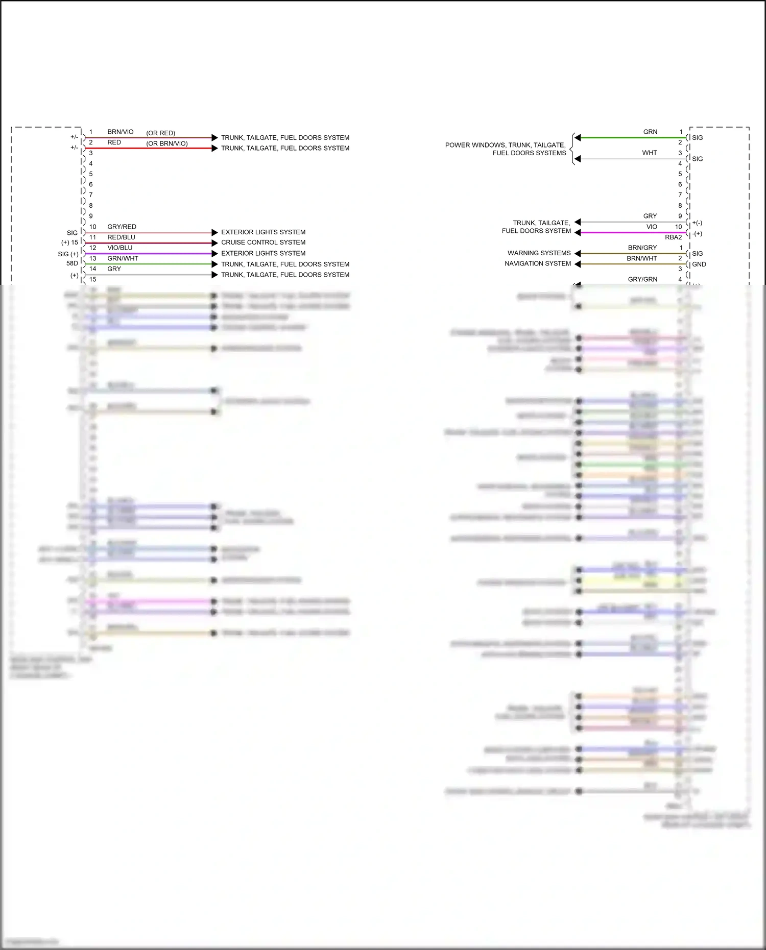 Wiring diagram seats system computer data lines system for Mercedes-Benz E-class W213/S213/C238/A238 facelift (2020-2024) (1 of 5)