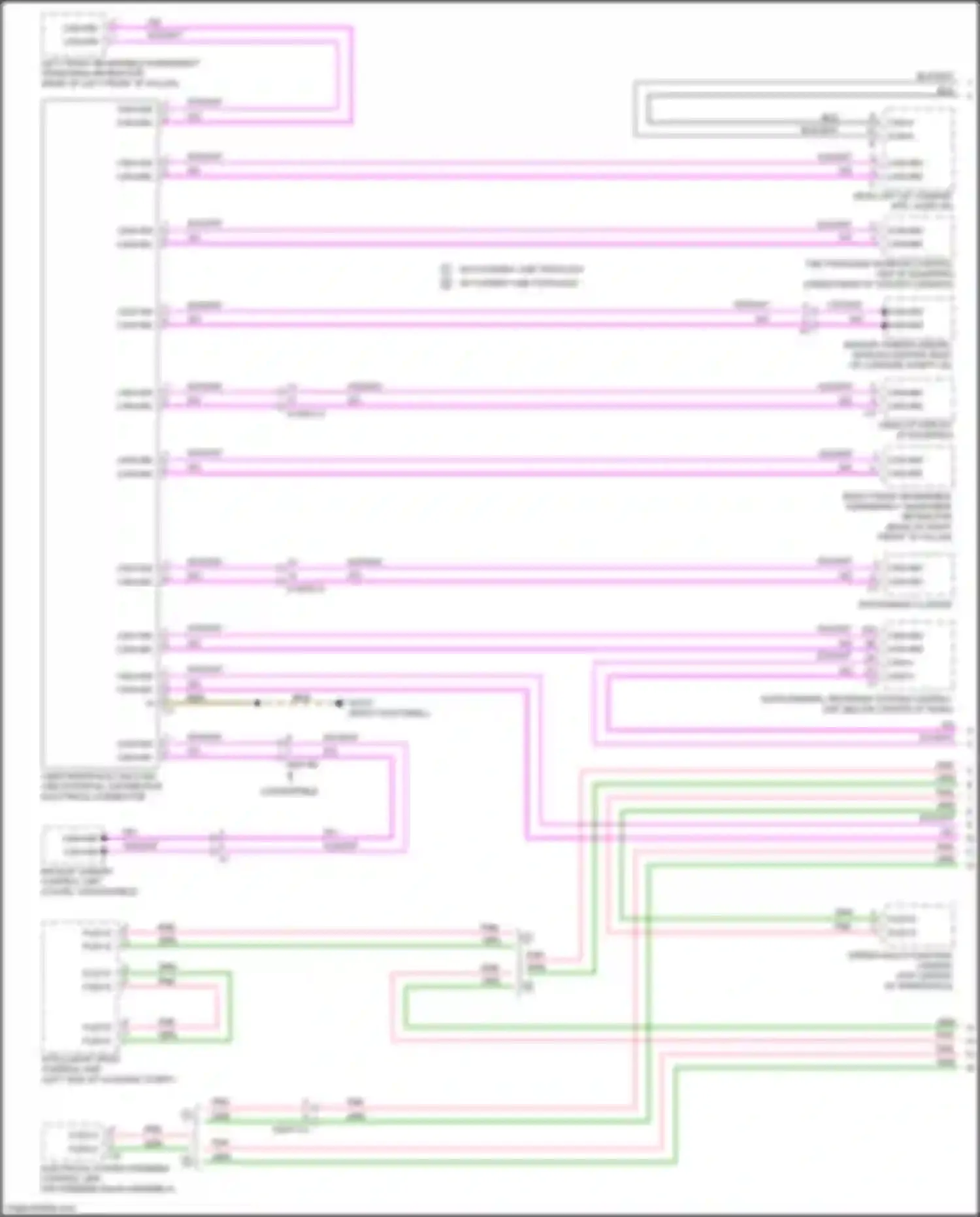 E-class Mercedes-Benz W213/S213/C238/A238 (2016-2021): High/low bus circuit (1 of 7)
