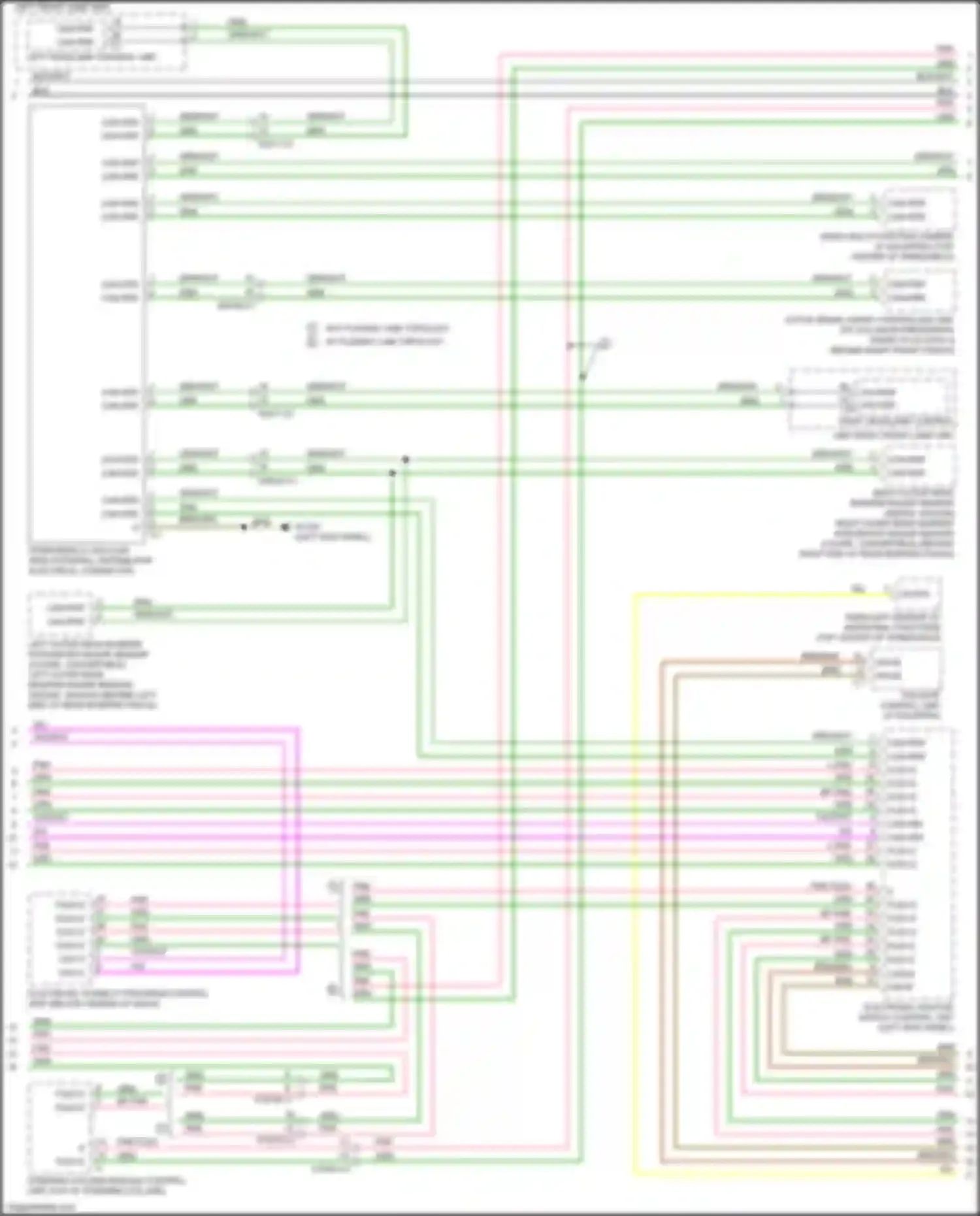 E-class Mercedes-Benz W213/S213/C238/A238 (2016-2021): High/low bus circuit (2 of 7)