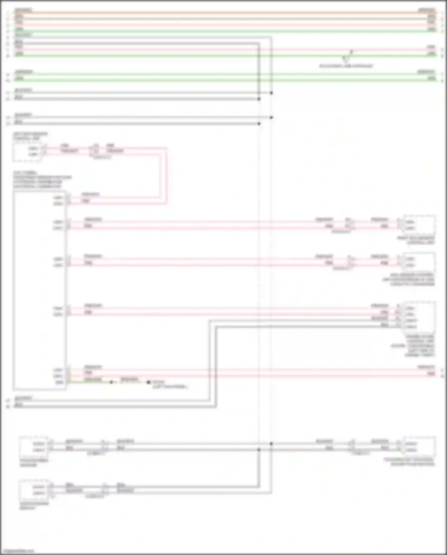 E-class Mercedes-Benz W213/S213/C238/A238 (2016-2021): High/low bus circuit (5 of 7)