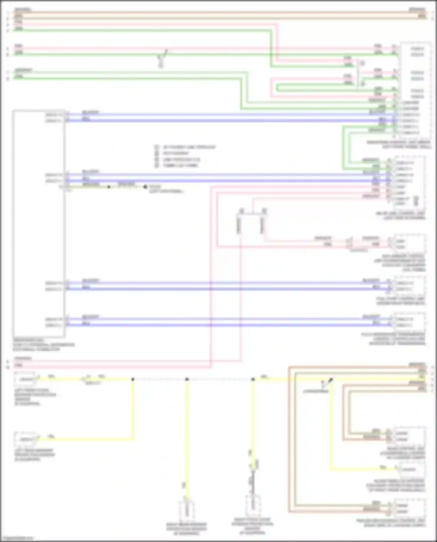 E-class Mercedes-Benz W213/S213/C238/A238 (2016-2021): High/low bus circuit (6 of 7)