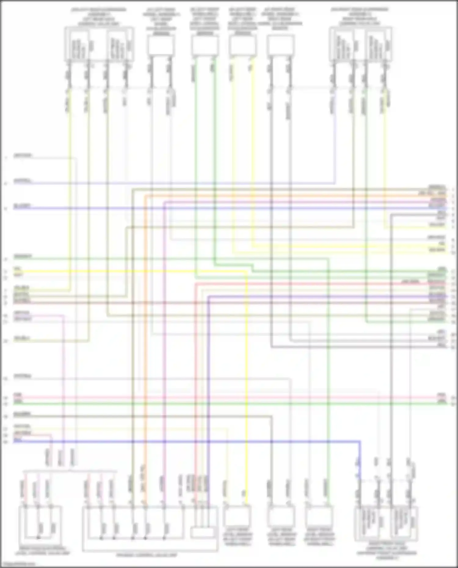 E-class Mercedes-Benz W213/S213/C238/A238 (2016-2021): Air body control circuit (2 of 3)