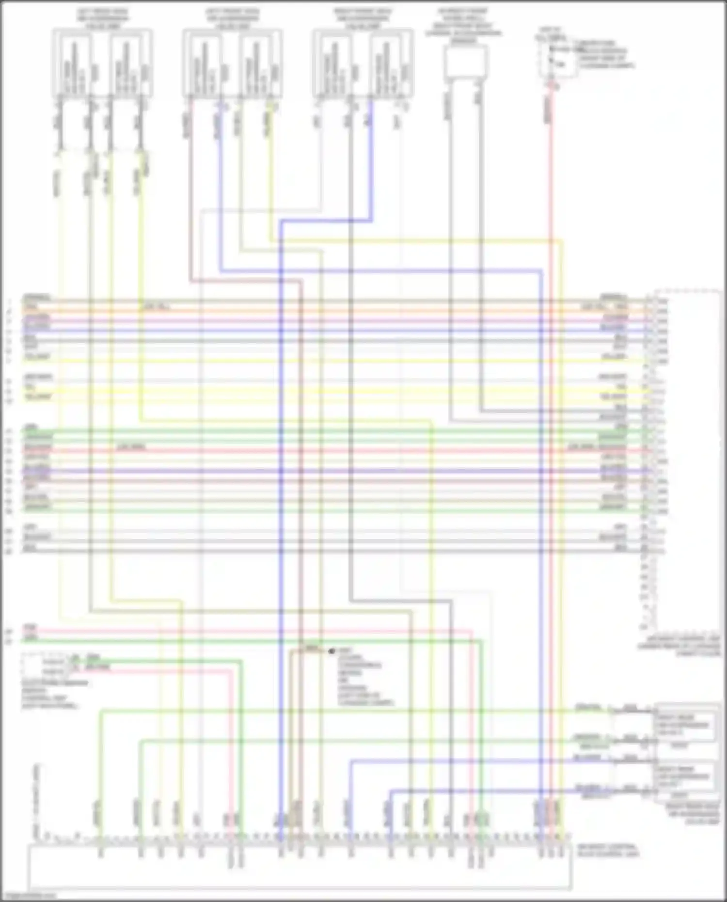 E-class Mercedes-Benz W213/S213/C238/A238 (2016-2021): Air body control circuit (3 of 3)