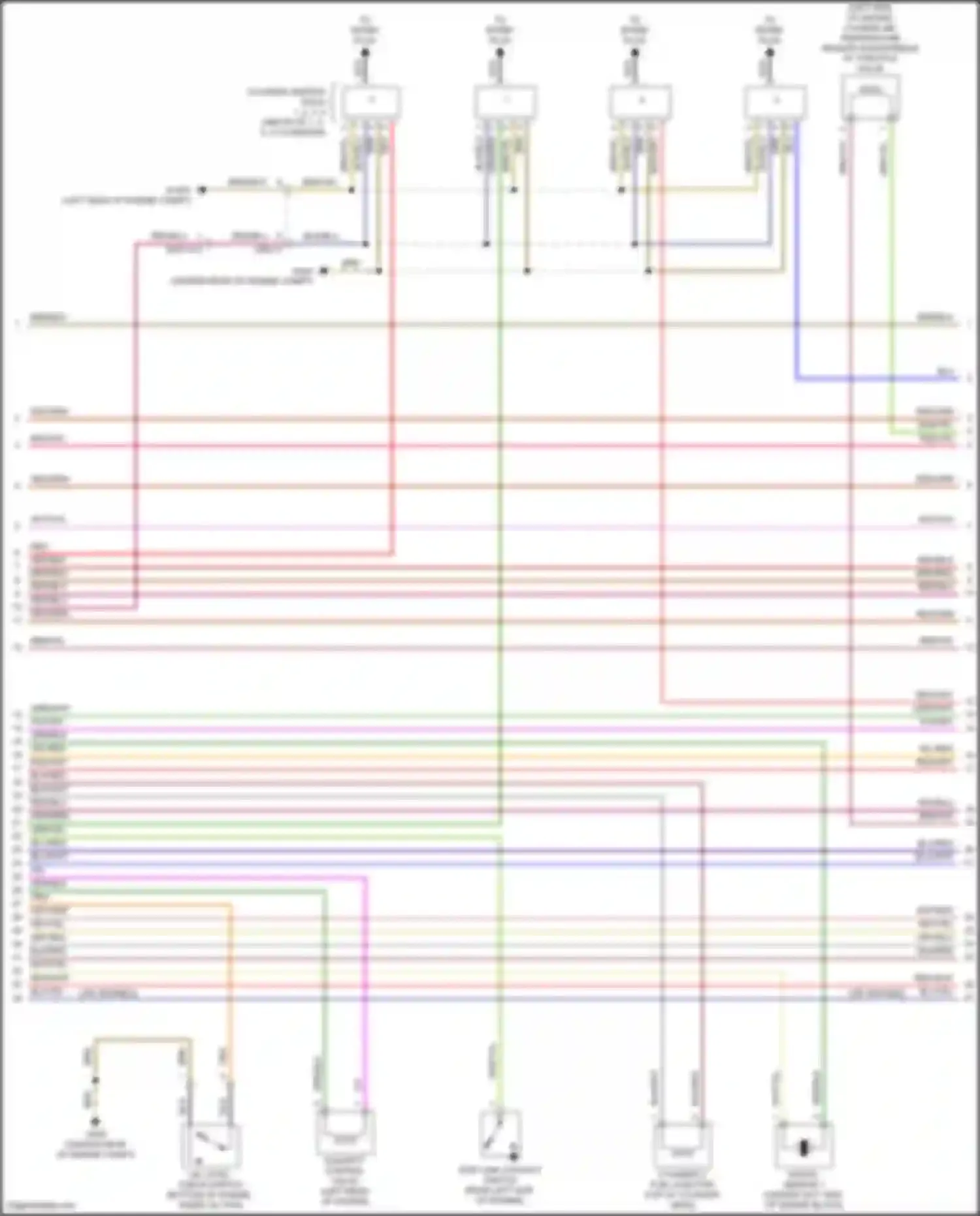 E-class Mercedes-Benz W213/S213/C238/A238 (2016-2021): Wiring diagram engine performance 2.0l turbo (6 of 8)