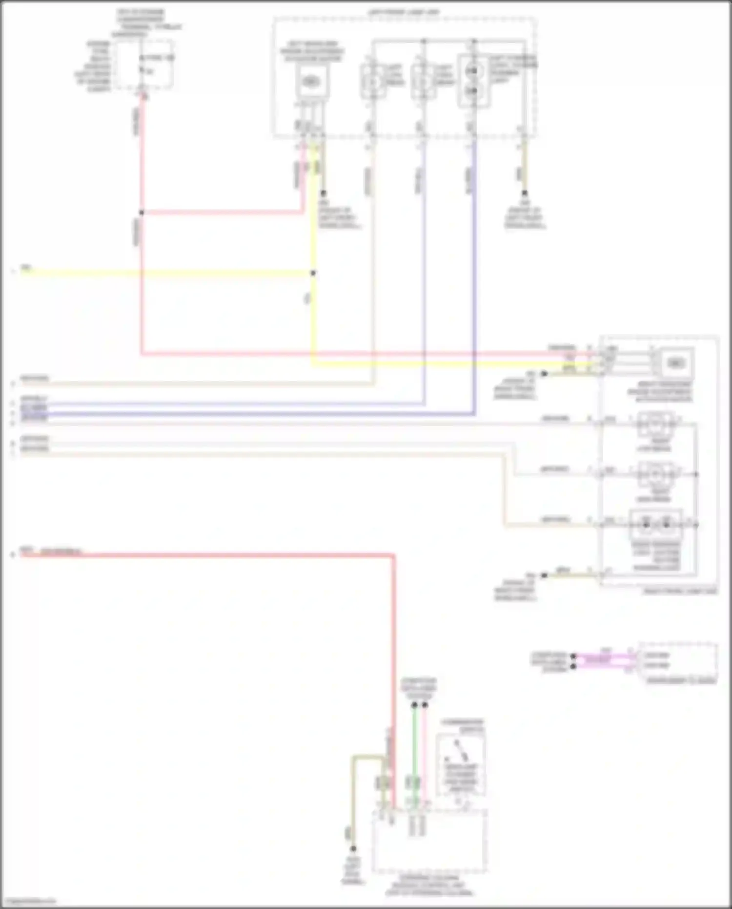 E-class Mercedes-Benz W213/S213/C238/A238 (2016-2021): Headlights circuit, w/o led headlamps (2 of 2)