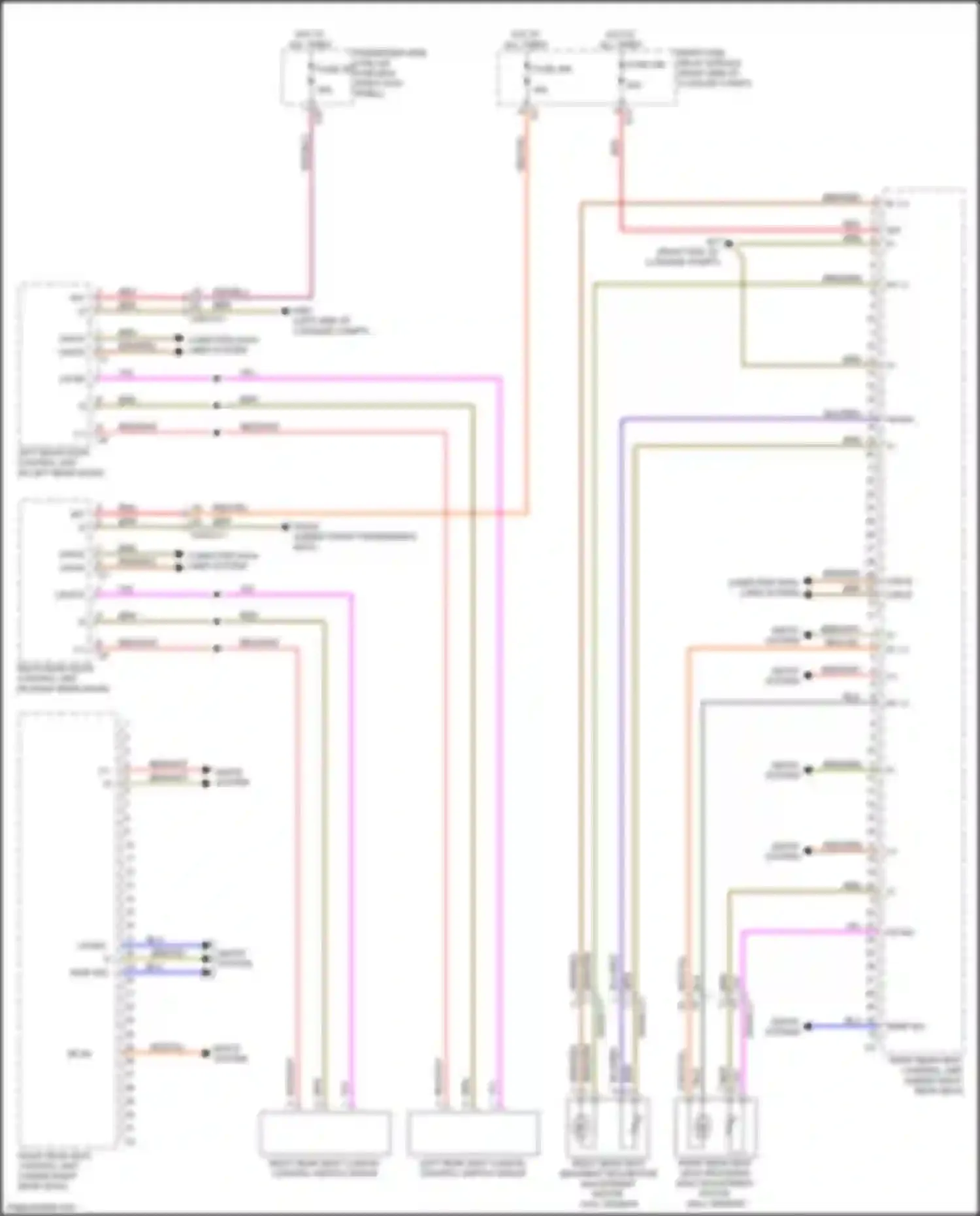 E-class Mercedes-Benz W213/S213/C238/A238 (2016-2021): Memory rear seat circuit (2 of 2)