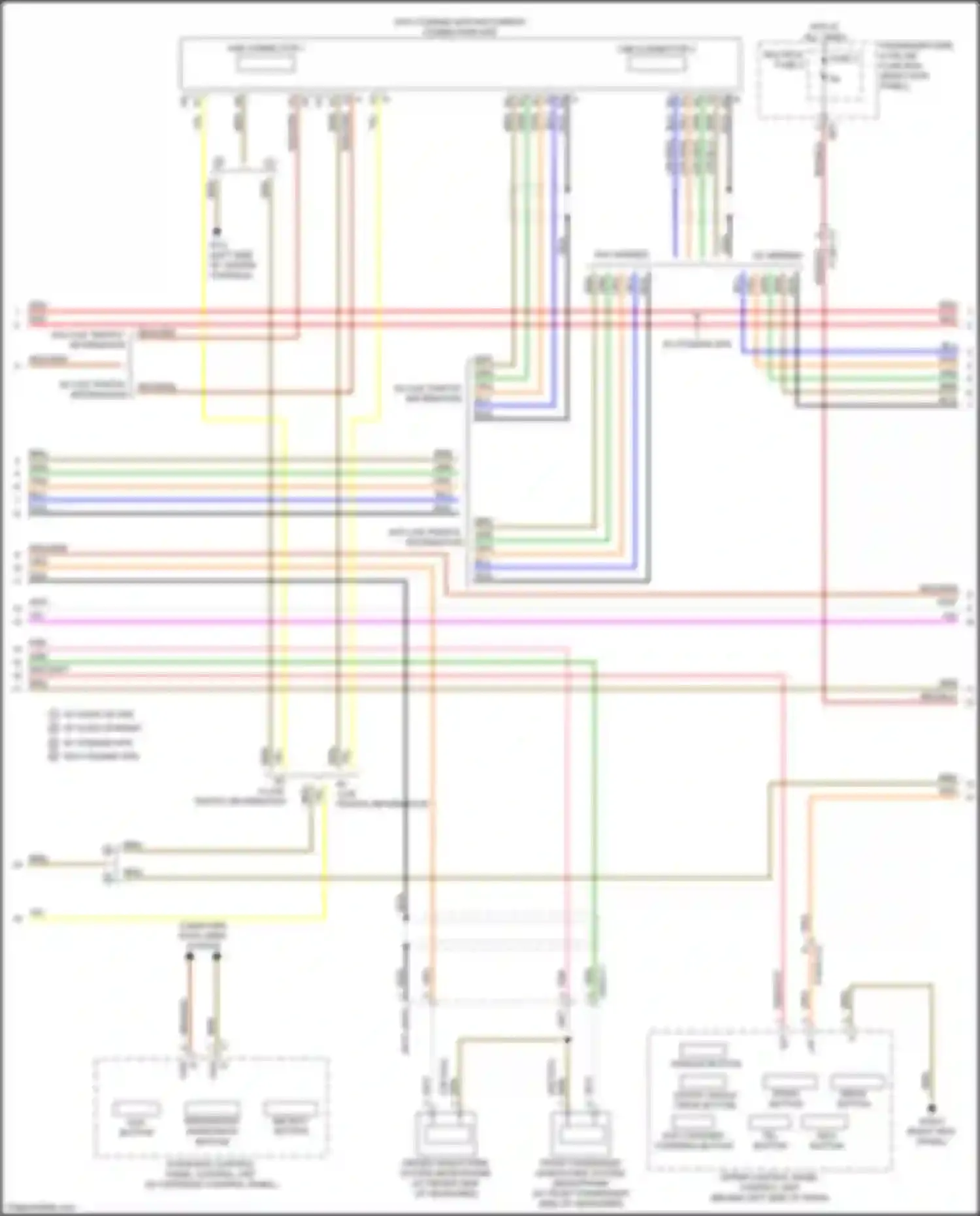 E-class Mercedes-Benz W213/S213/C238/A238 (2016-2021): Comand actuation circuit (2 of 6)