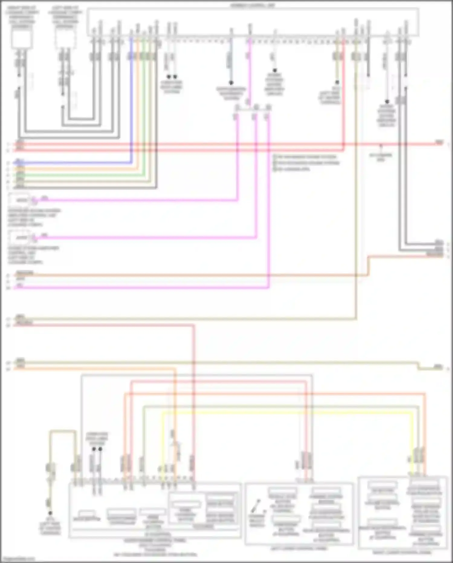 E-class Mercedes-Benz W213/S213/C238/A238 (2016-2021): Comand actuation circuit (3 of 6)