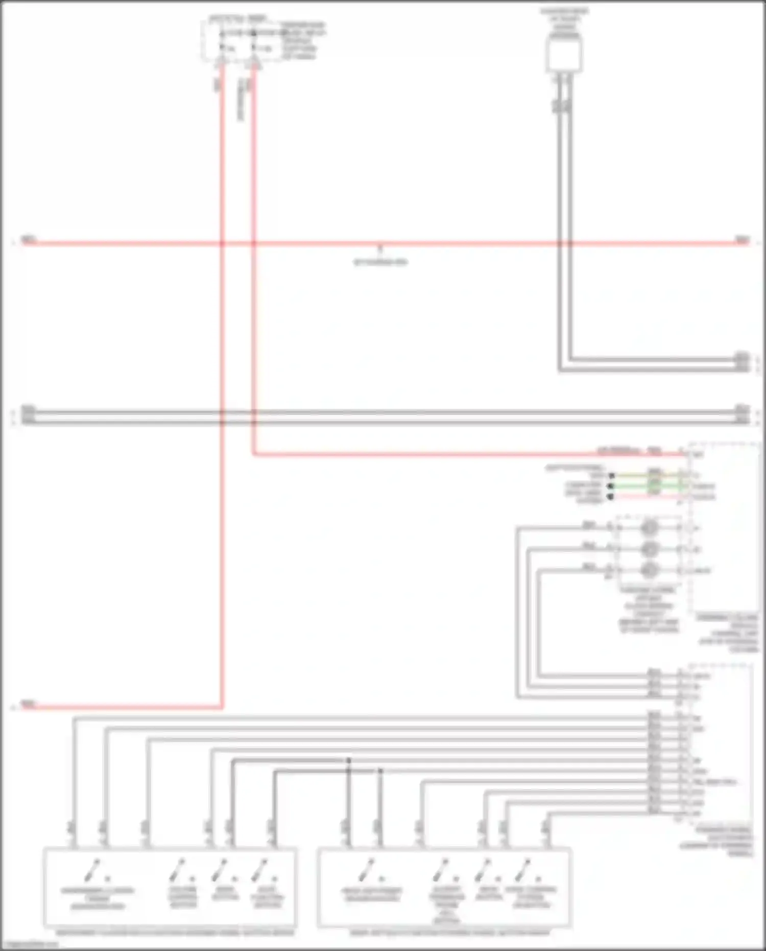 E-class Mercedes-Benz W213/S213/C238/A238 (2016-2021): Comand actuation circuit (5 of 6)