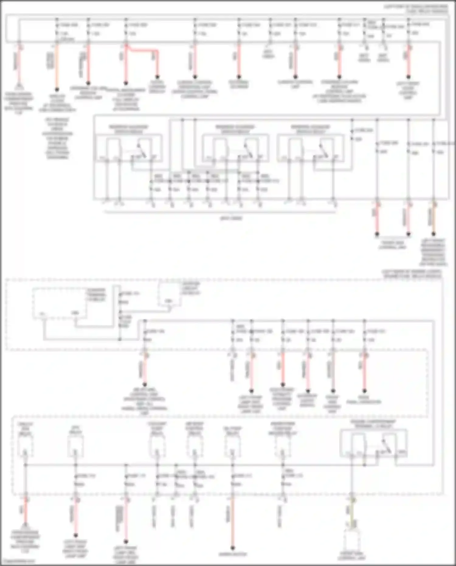 E-class Mercedes-Benz W213/S213/C238/A238 (2016-2021): Power distribution circuit (2 of 5)