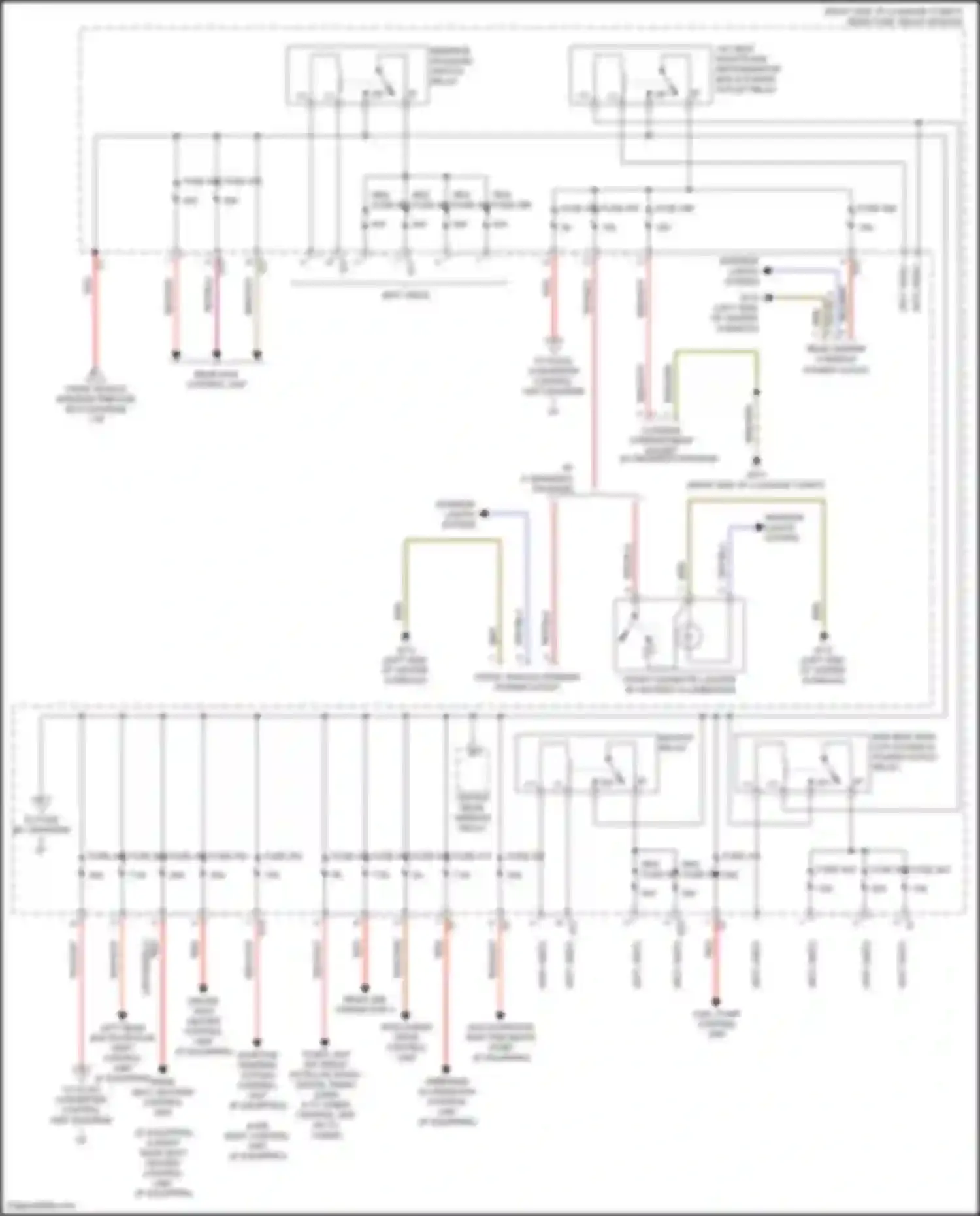 E-class Mercedes-Benz W213/S213/C238/A238 (2016-2021): Power distribution circuit (3 of 5)