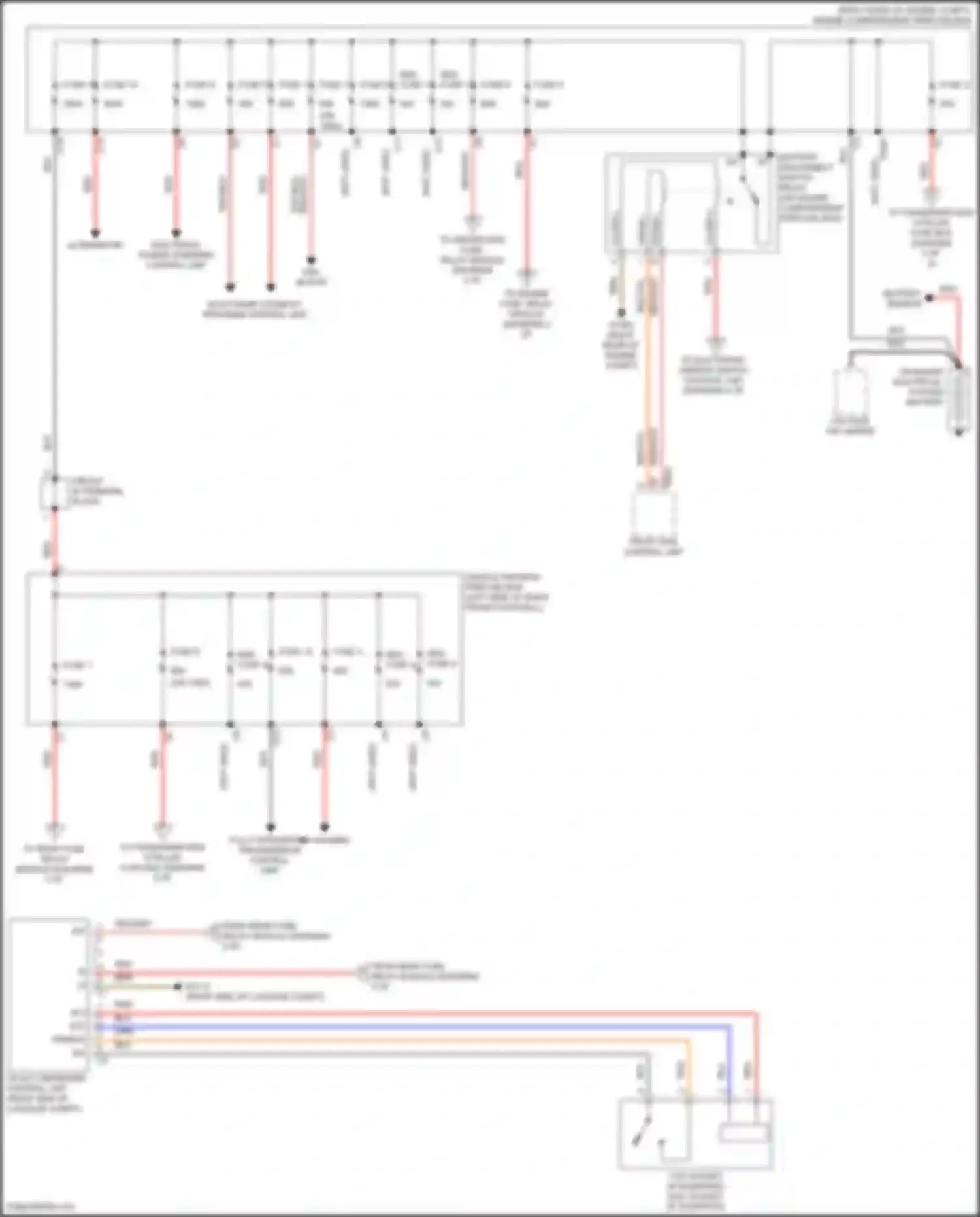 E-class Mercedes-Benz W213/S213/C238/A238 (2016-2021): Power distribution circuit, convertible (1 of 5)
