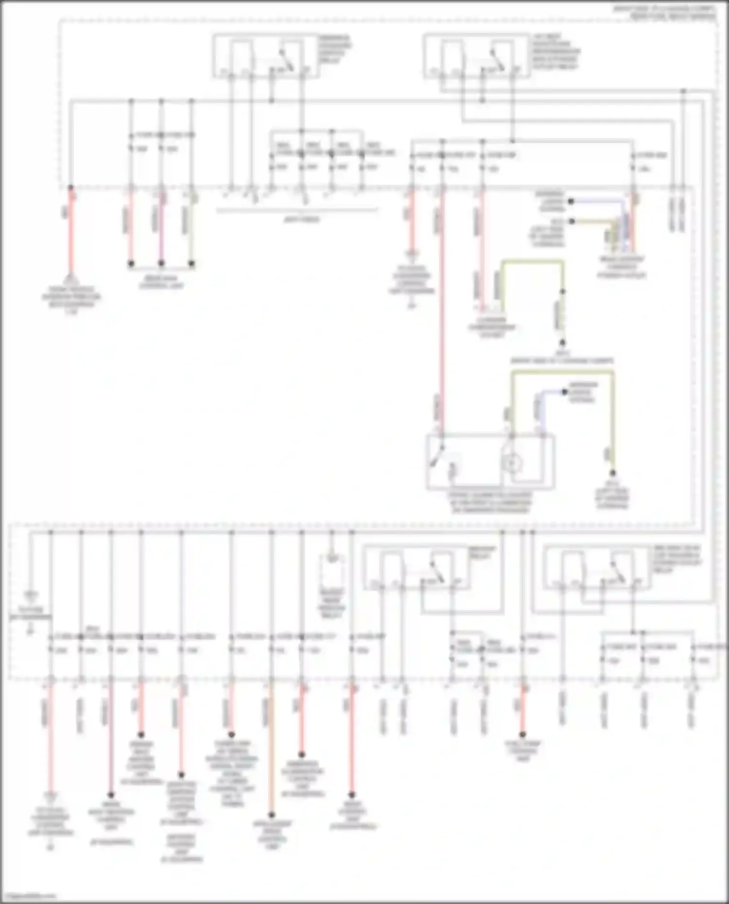 E-class Mercedes-Benz W213/S213/C238/A238 (2016-2021): Power distribution circuit, convertible (3 of 5)