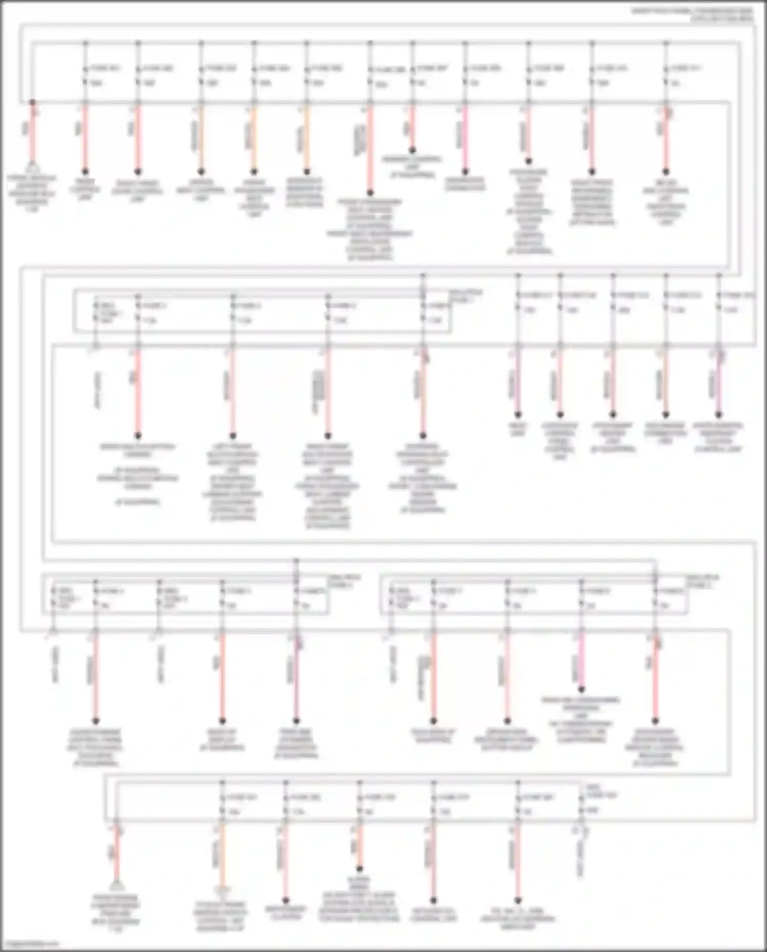 E-class Mercedes-Benz W213/S213/C238/A238 (2016-2021): Power distribution circuit, convertible (5 of 5)