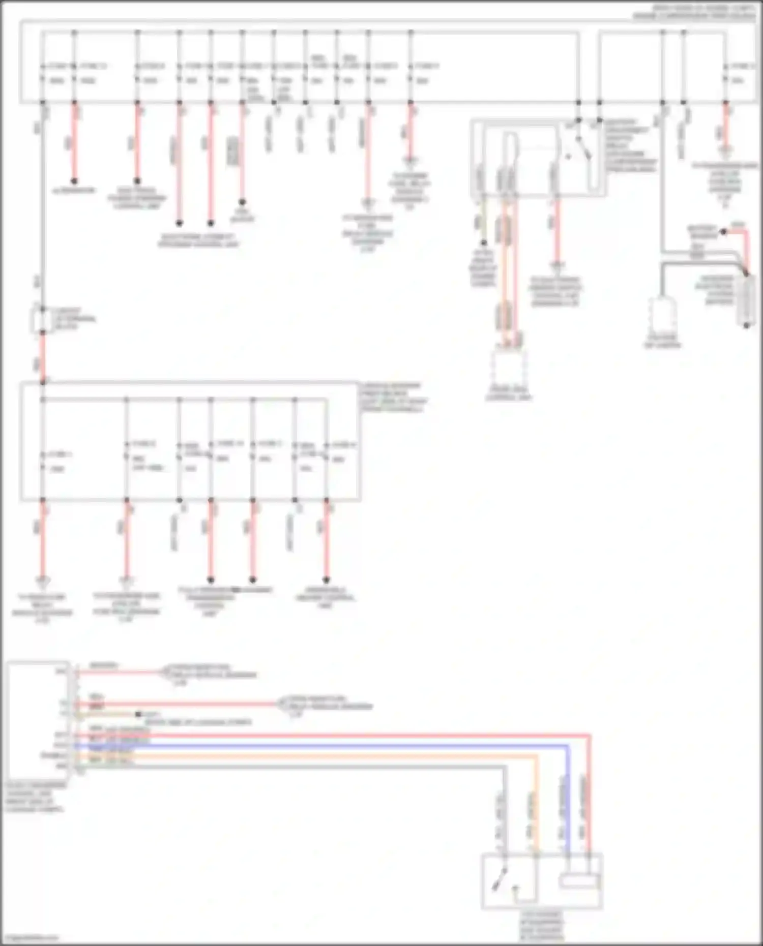 E-class Mercedes-Benz W213/S213/C238/A238 (2016-2021): Power distribution circuit, wagon (1 of 5)