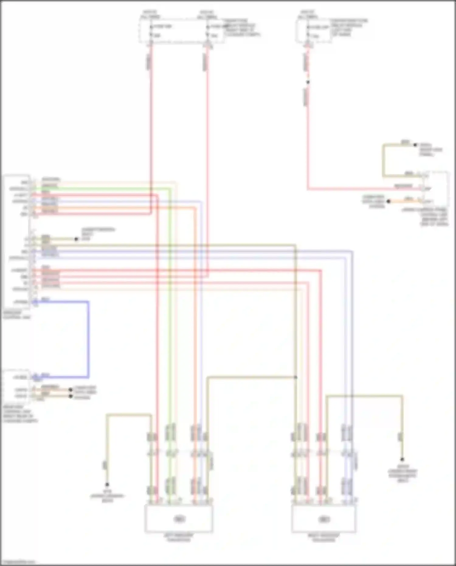 E-class Mercedes-Benz W213/S213/C238/A238 (2016-2021): Airscarf system circuit