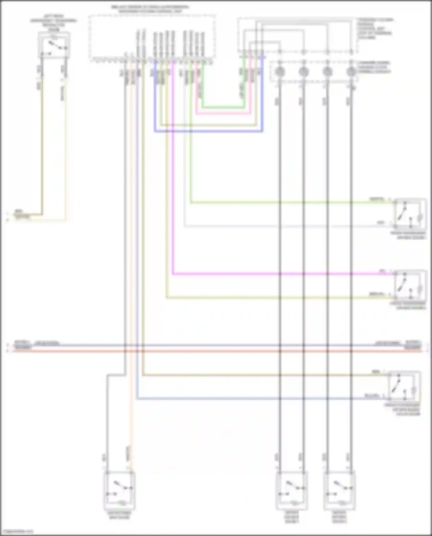 E-class Mercedes-Benz W213/S213/C238/A238 (2016-2021): Supplemental restraint circuit (3 of 5)