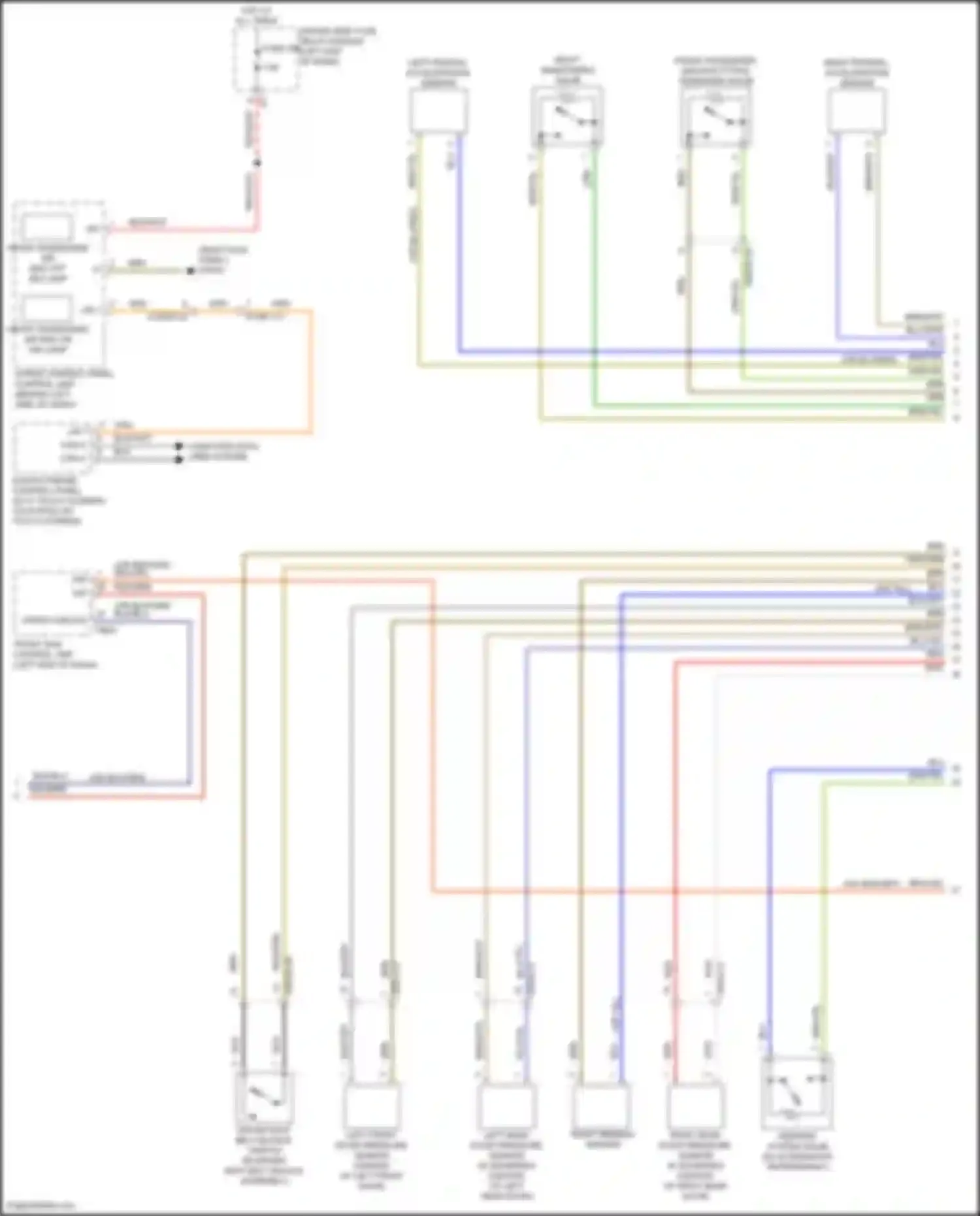 E-class Mercedes-Benz W213/S213/C238/A238 (2016-2021): Supplemental restraint circuit (4 of 5)