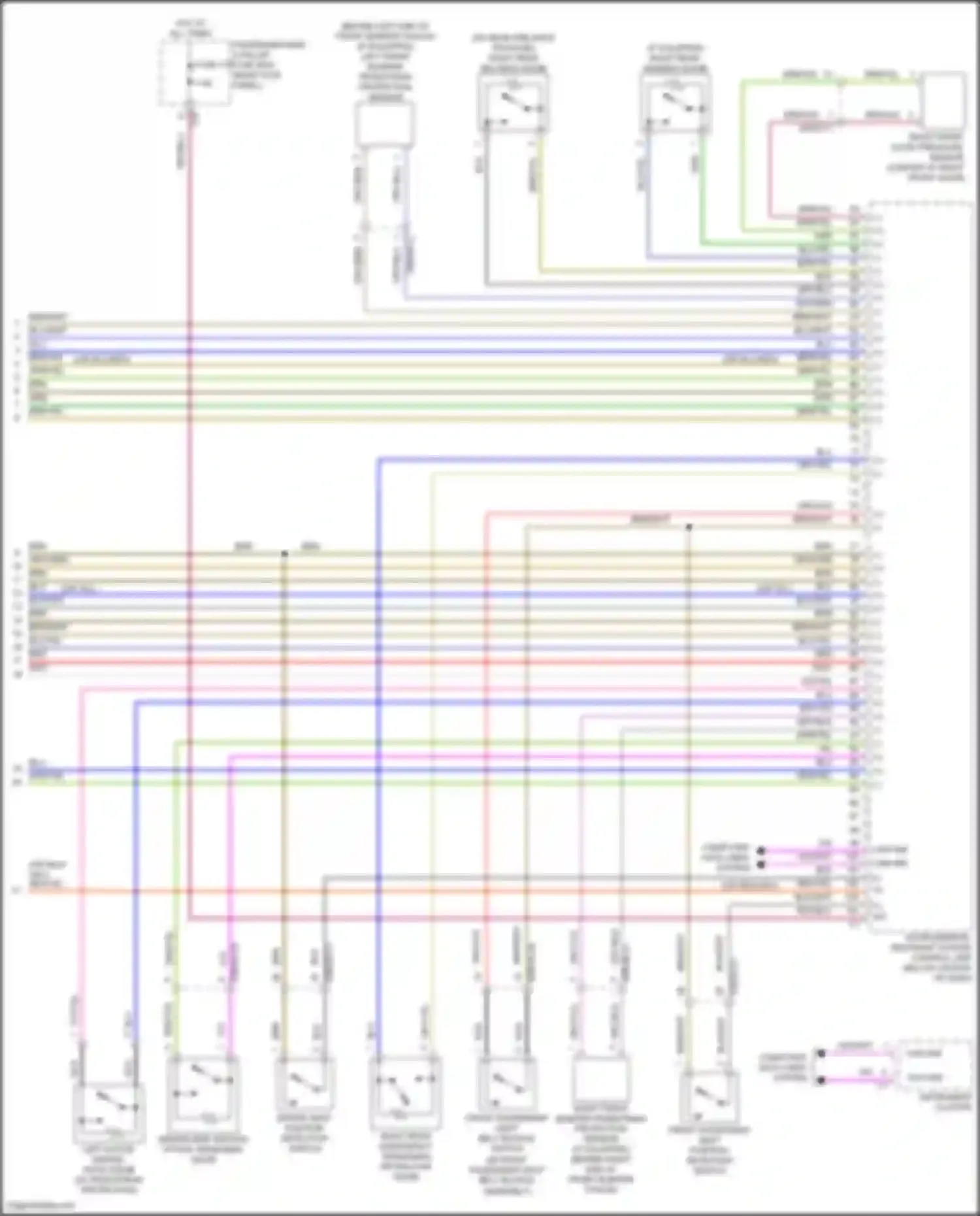 E-class Mercedes-Benz W213/S213/C238/A238 (2016-2021): Supplemental restraint circuit (5 of 5)