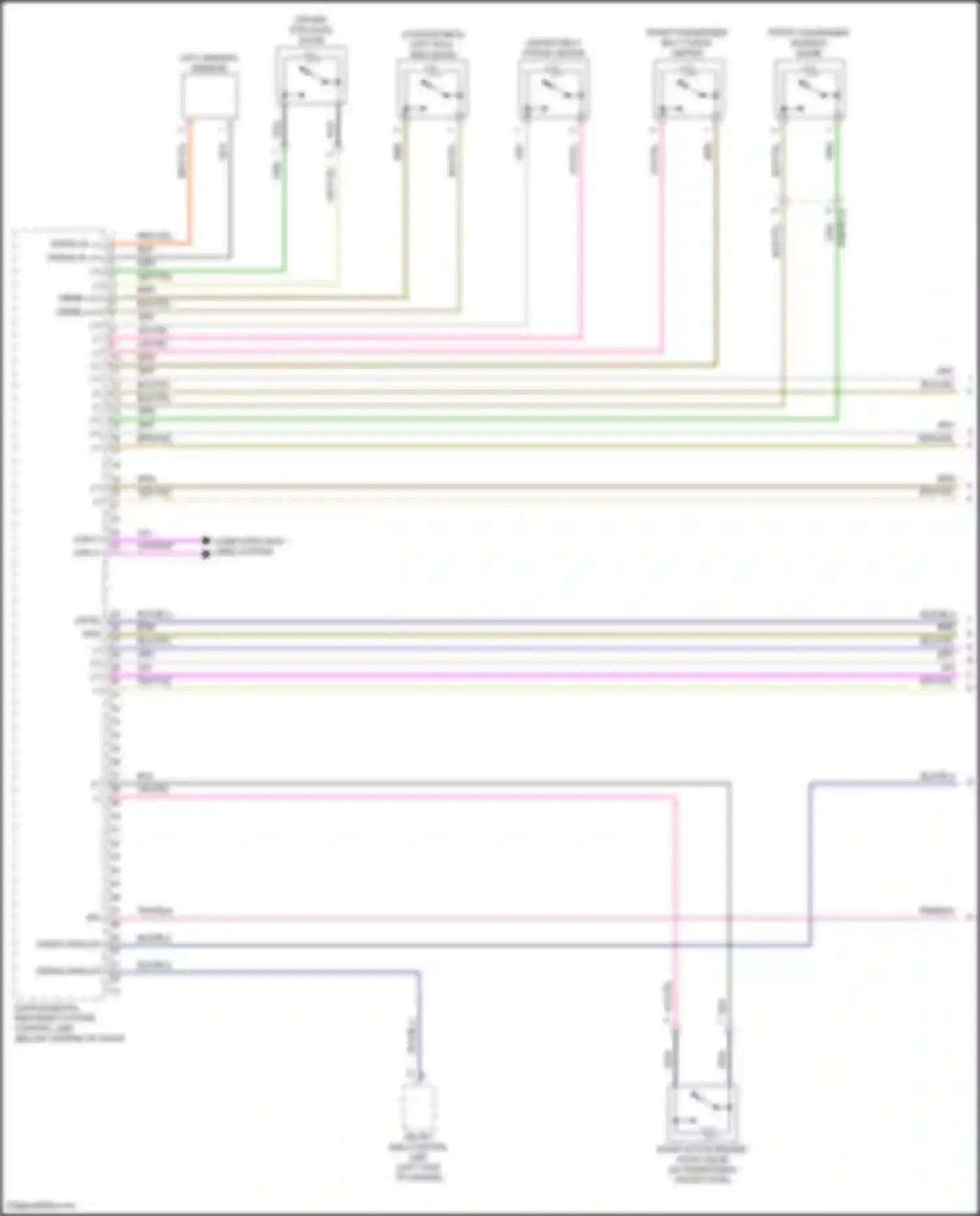 E-class Mercedes-Benz W213/S213/C238/A238 (2016-2021): Supplemental restraint circuit, convertible (1 of 5)