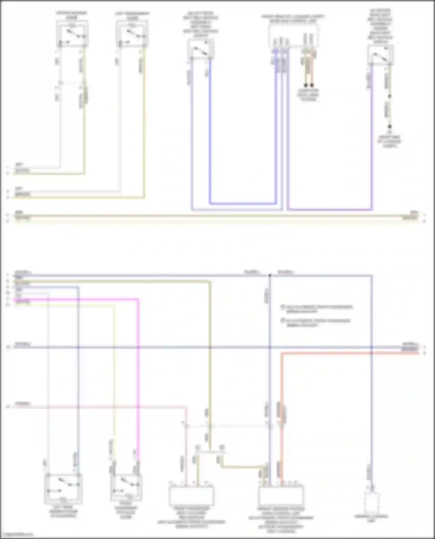 E-class Mercedes-Benz W213/S213/C238/A238 (2016-2021): Supplemental restraint circuit, convertible (2 of 5)