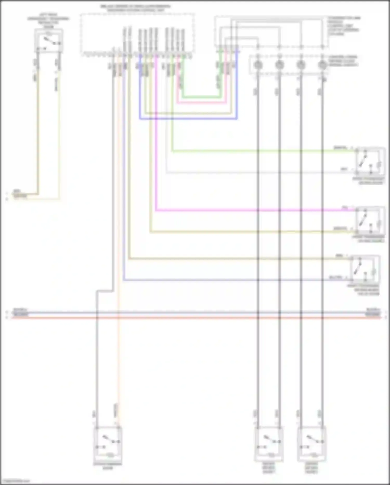 E-class Mercedes-Benz W213/S213/C238/A238 (2016-2021): Supplemental restraint circuit, convertible (3 of 5)