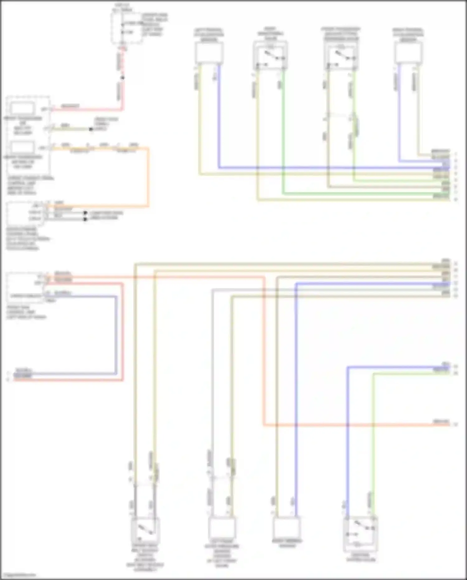 E-class Mercedes-Benz W213/S213/C238/A238 (2016-2021): Supplemental restraint circuit, convertible (4 of 5)