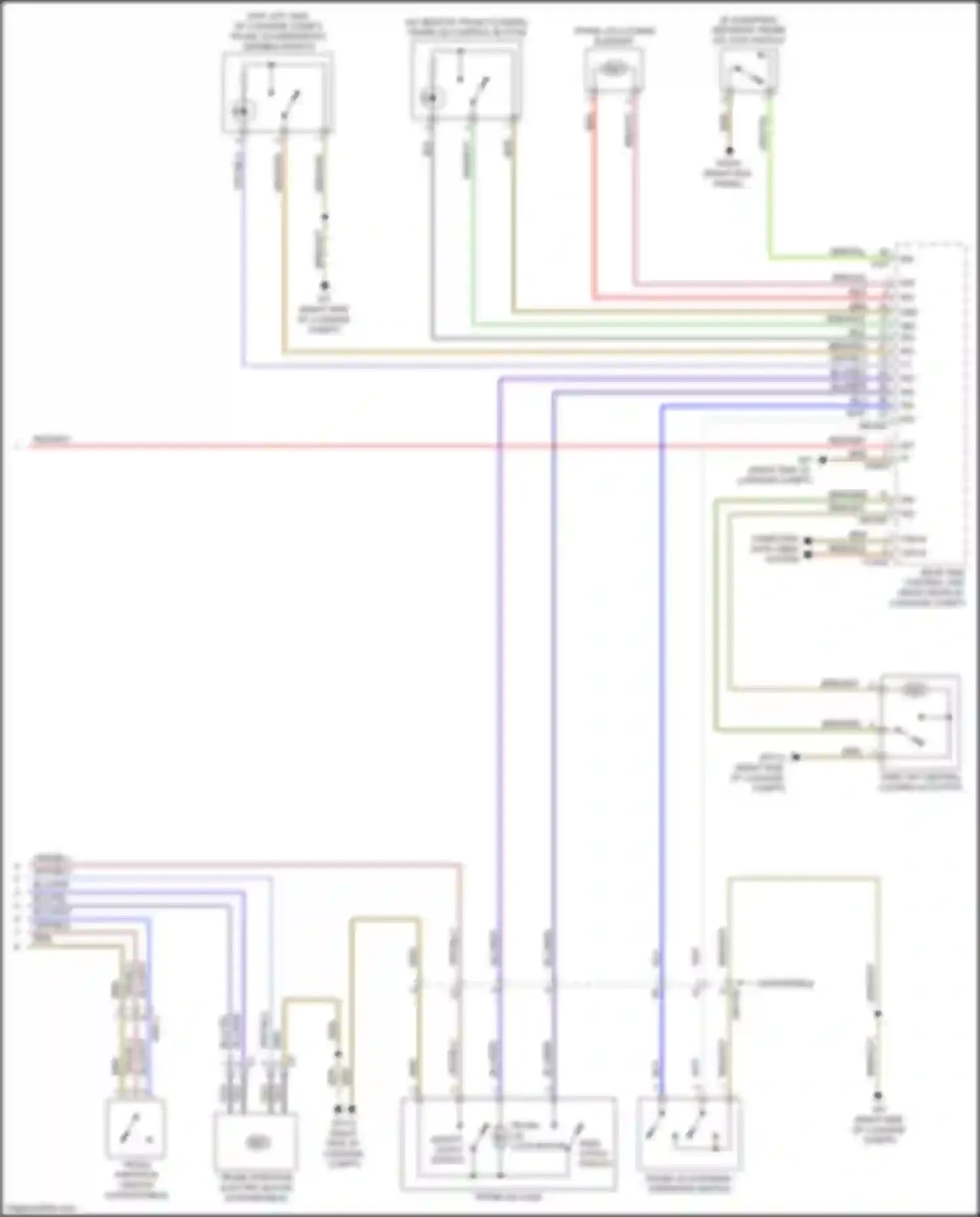 E-class Mercedes-Benz W213/S213/C238/A238 (2016-2021): Trunk pull-down circuit, coupe (2 of 2)