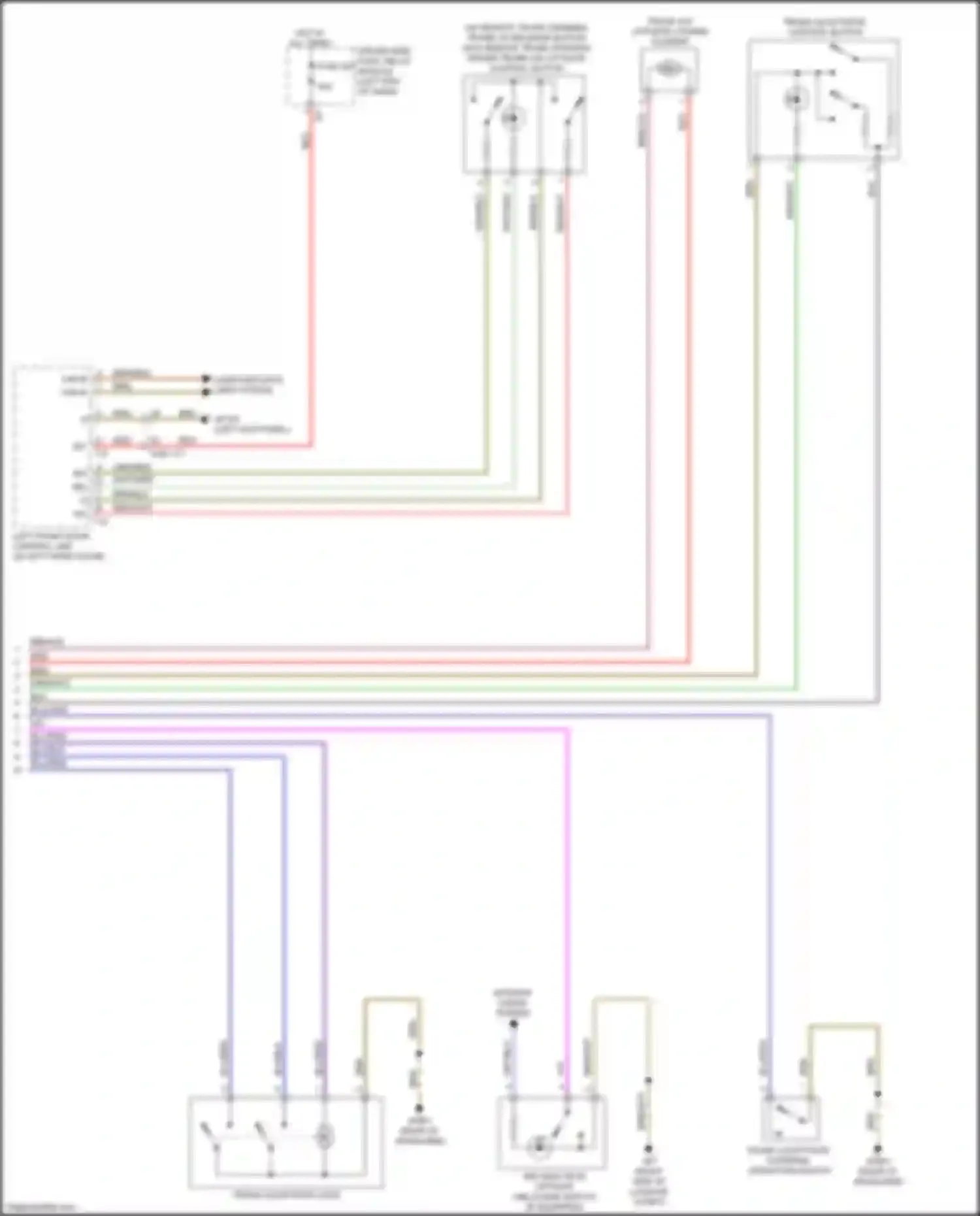 E-class Mercedes-Benz W213/S213/C238/A238 (2016-2021): Trunk pull-down circuit, wagon (2 of 2)
