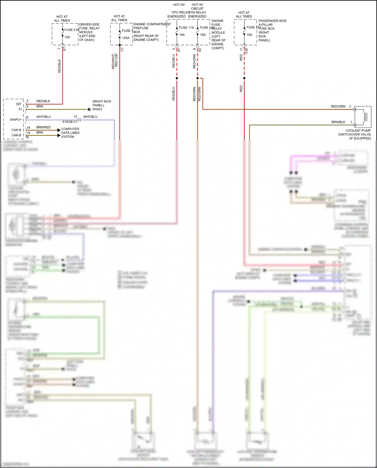 Wiring diagram computer data lines system for Mercedes-Benz E-class W213/S213/C238/A238 (2016-2021) (99 of 281)