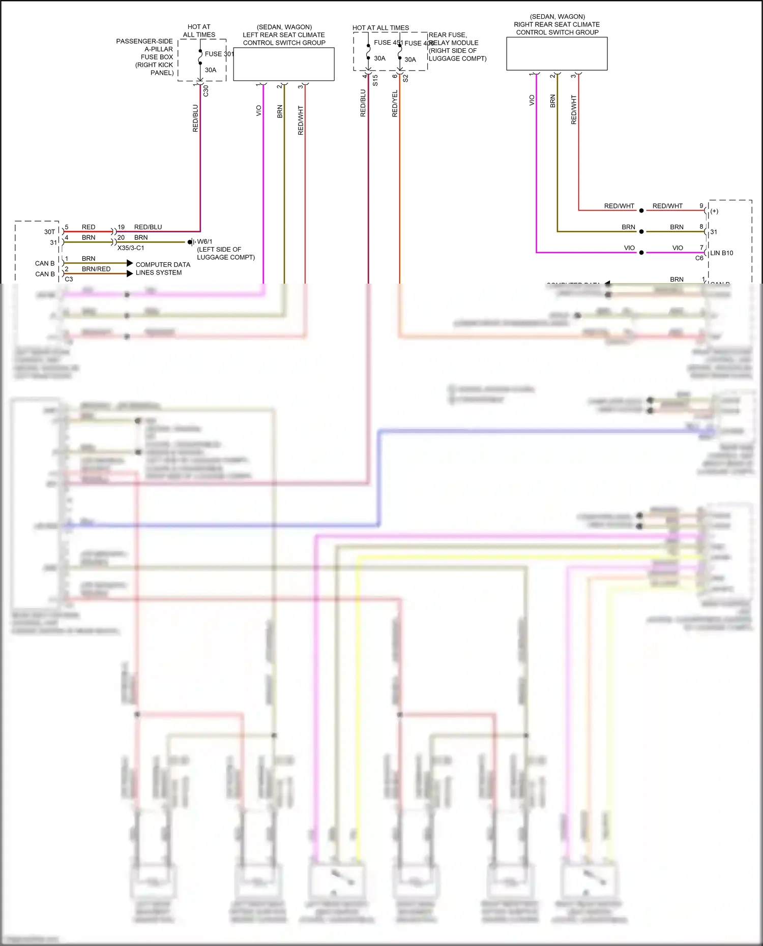 Wiring diagram computer data lines system for Mercedes-Benz E-class W213/S213/C238/A238 (2016-2021) (47 of 281)