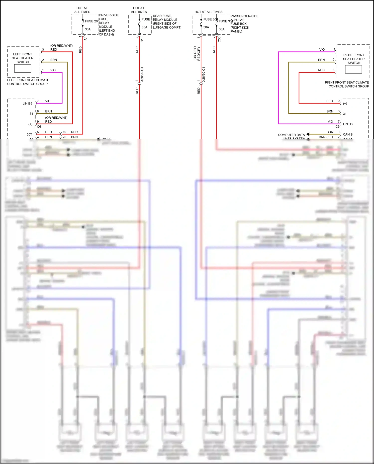 Wiring diagram computer data lines system for Mercedes-Benz E-class W213/S213/C238/A238 (2016-2021) (109 of 281)