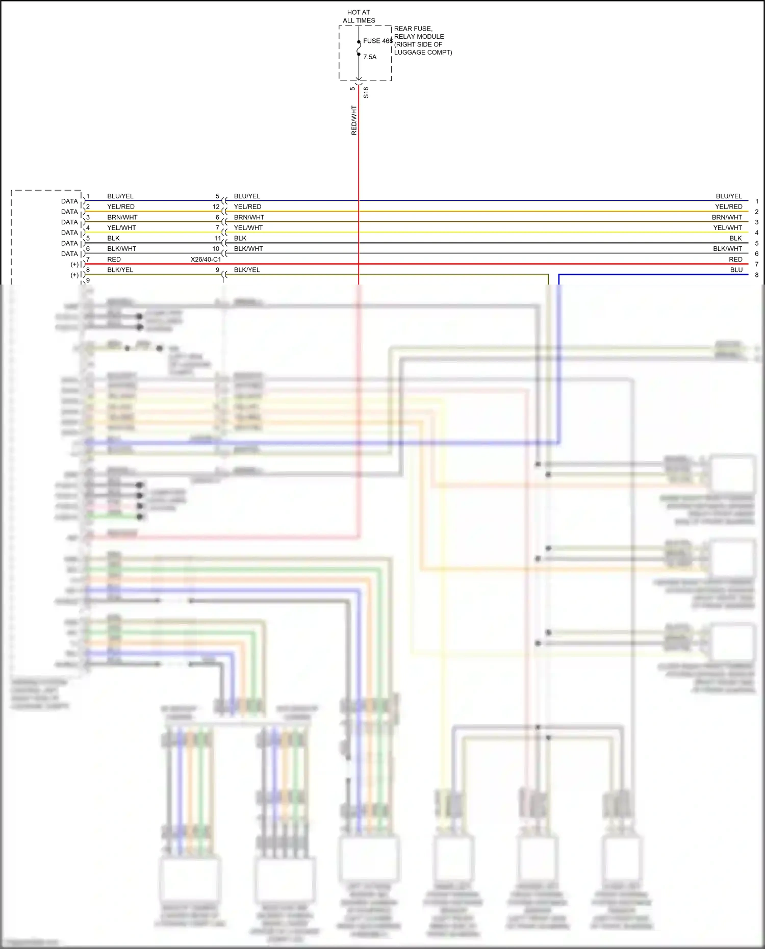 Wiring diagram computer data lines system for Mercedes-Benz E-class W213/S213/C238/A238 (2016-2021) (27 of 281)