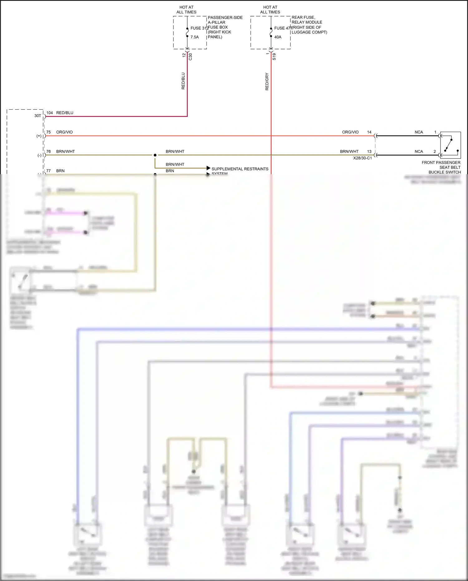 Wiring diagram computer data lines system for Mercedes-Benz E-class W213/S213/C238/A238 (2016-2021) (55 of 281)