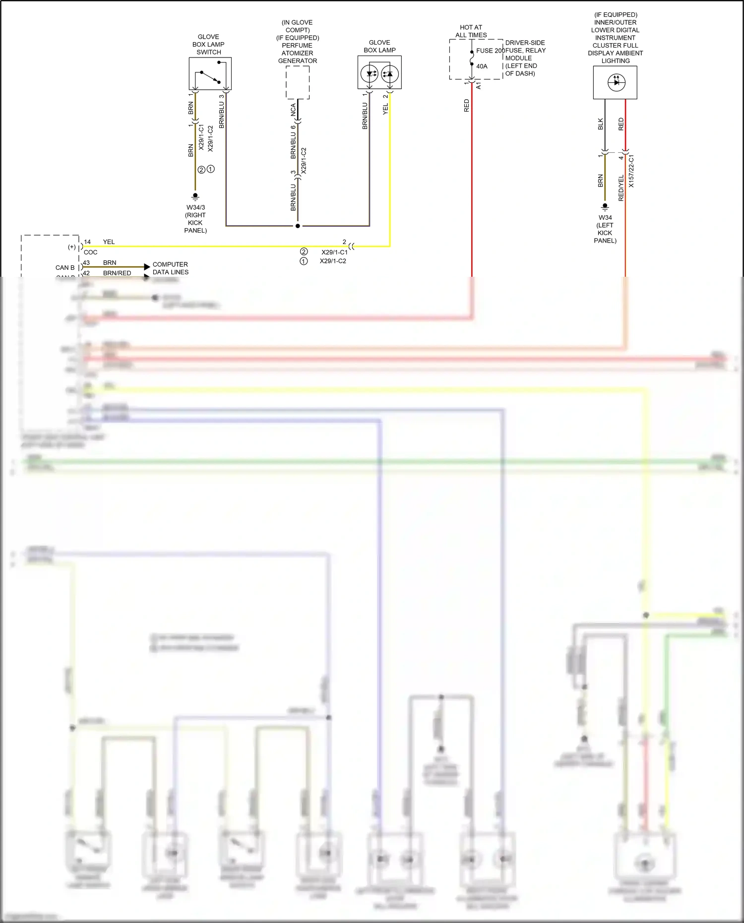 Wiring diagram computer data lines system for Mercedes-Benz E-class W213/S213/C238/A238 (2016-2021) (84 of 281)