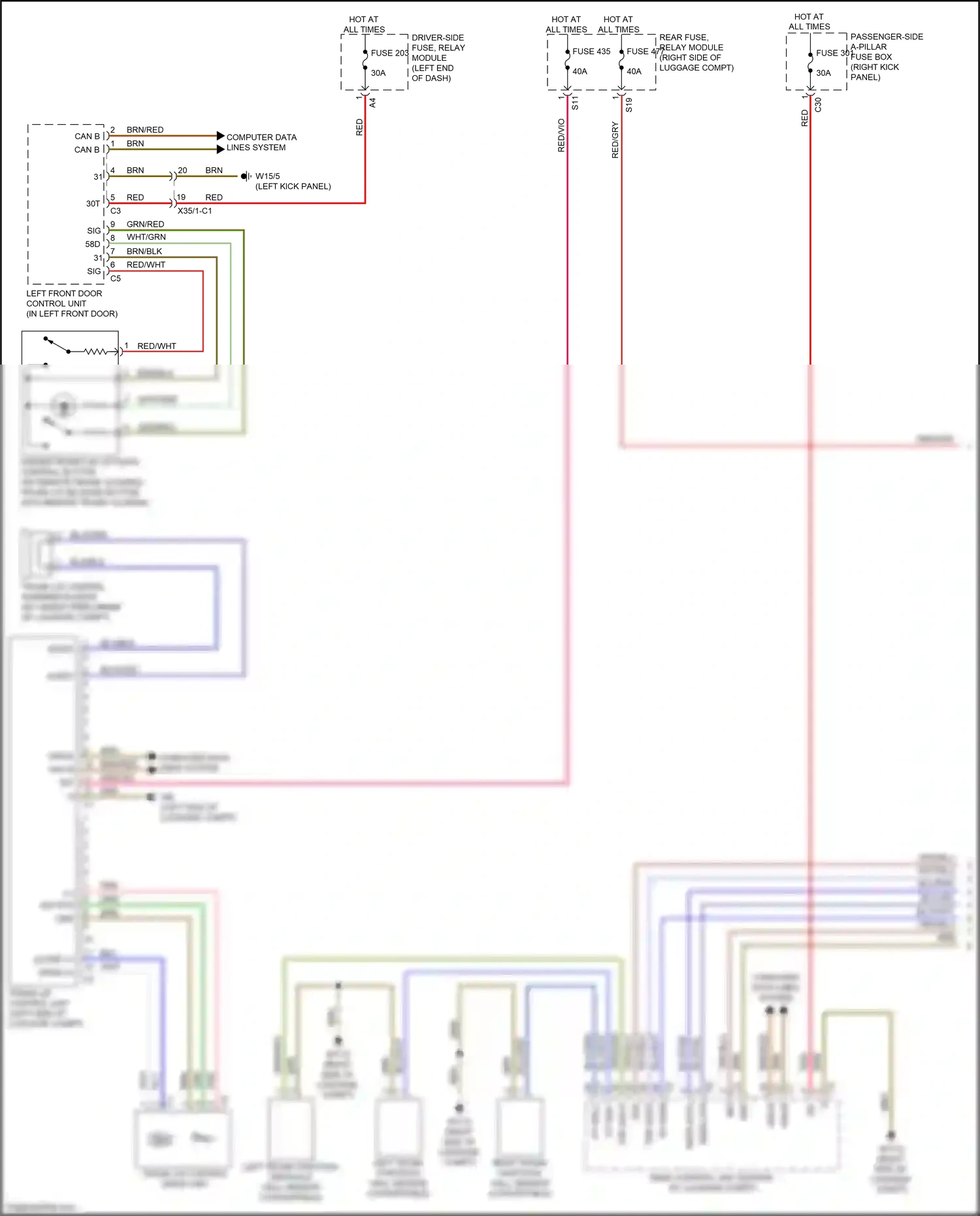 Wiring diagram computer data lines system for Mercedes-Benz E-class W213/S213/C238/A238 (2016-2021) (175 of 281)
