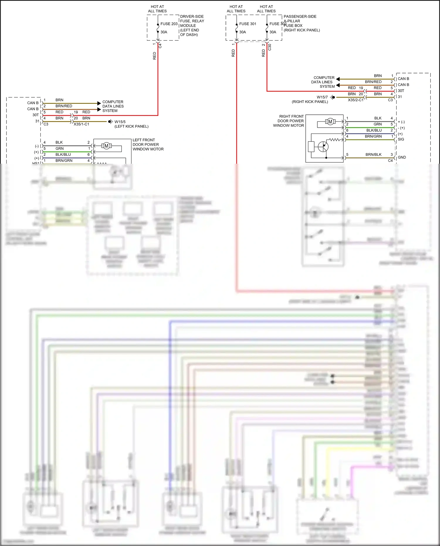 Wiring diagram computer data lines system for Mercedes-Benz E-class W213/S213/C238/A238 (2016-2021) (181 of 281)