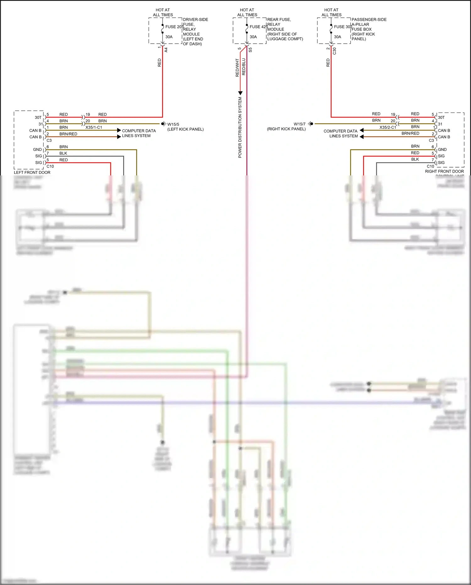 Wiring diagram computer data lines system for Mercedes-Benz E-class W213/S213/C238/A238 (2016-2021) (272 of 281)