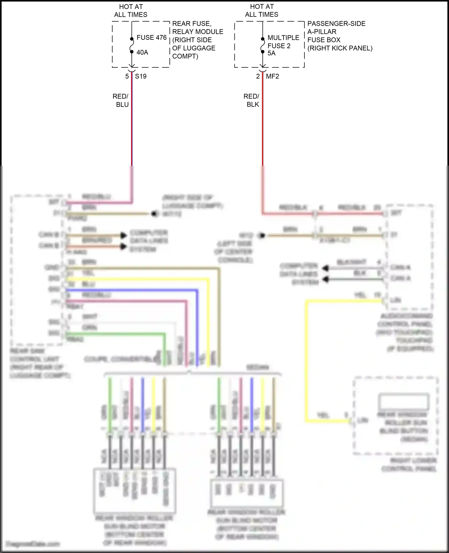 Wiring diagram computer data lines system for Mercedes-Benz E-class W213/S213/C238/A238 (2016-2021) (68 of 281)