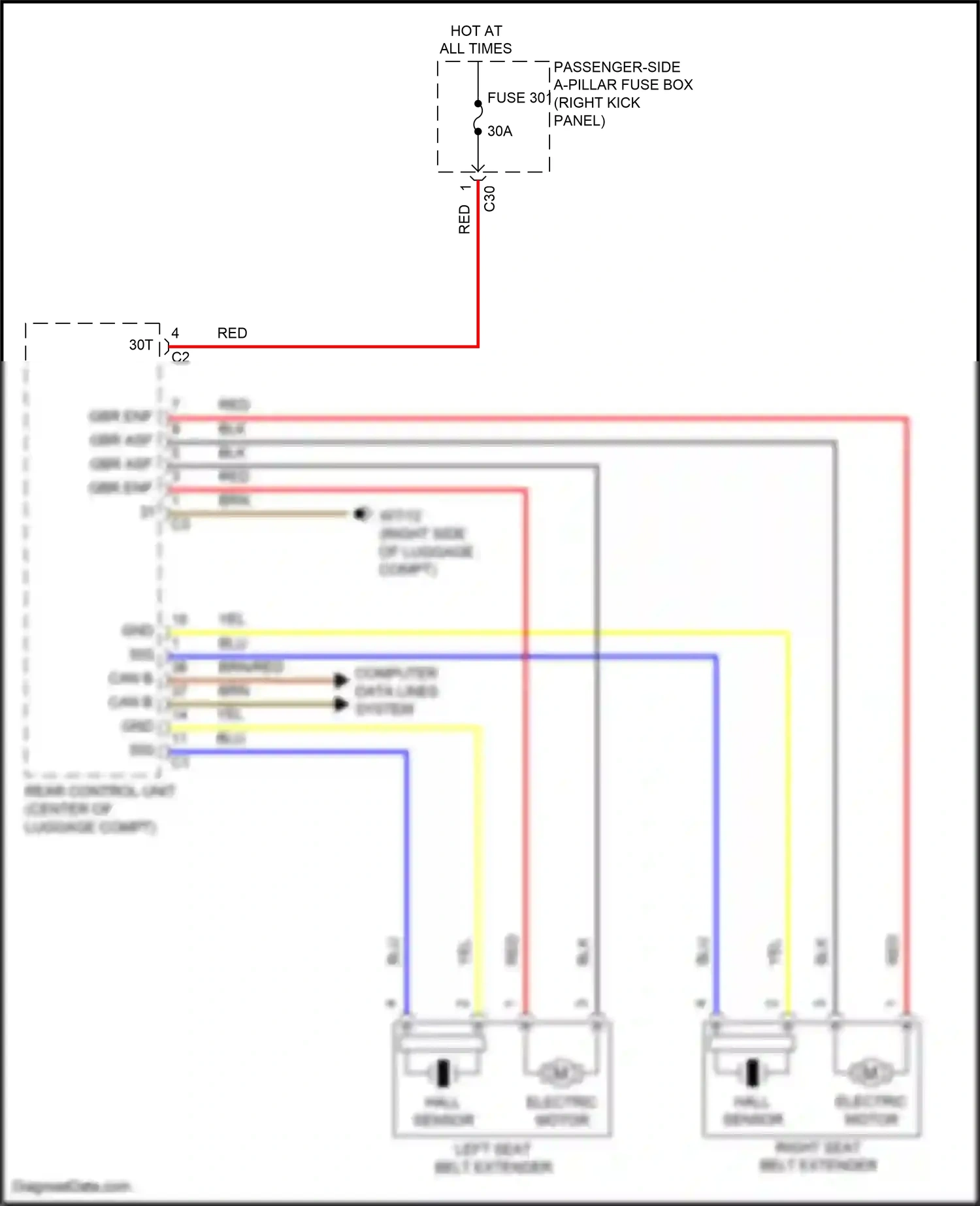 Wiring diagram computer data lines system for Mercedes-Benz E-class W213/S213/C238/A238 (2016-2021) (117 of 281)