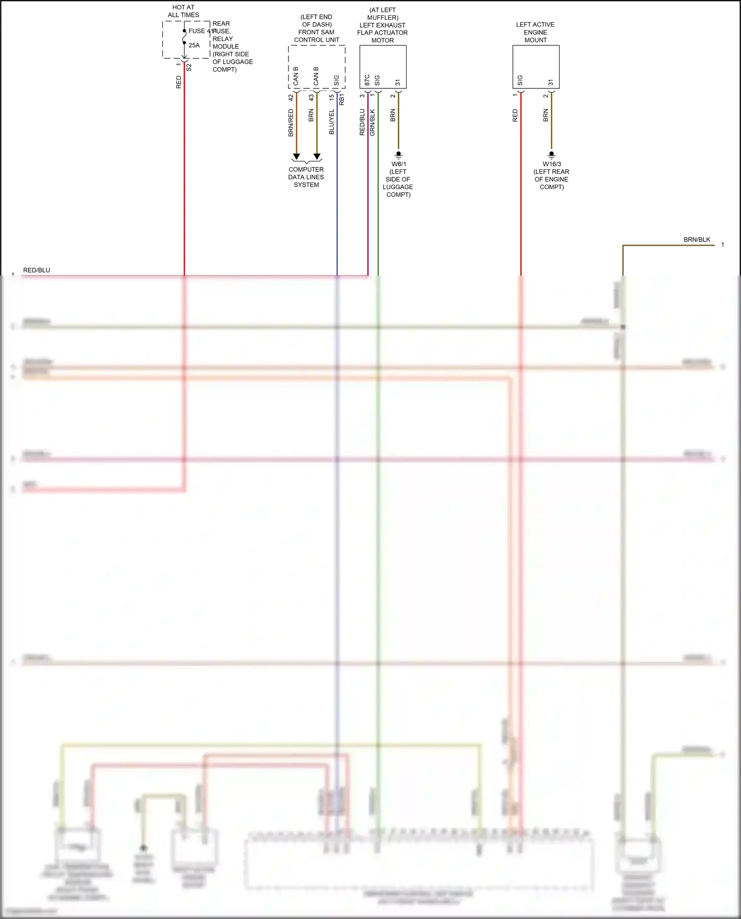 Wiring diagram computer data lines system for Mercedes-Benz E-class W213/S213/C238/A238 (2016-2021) (110 of 281)