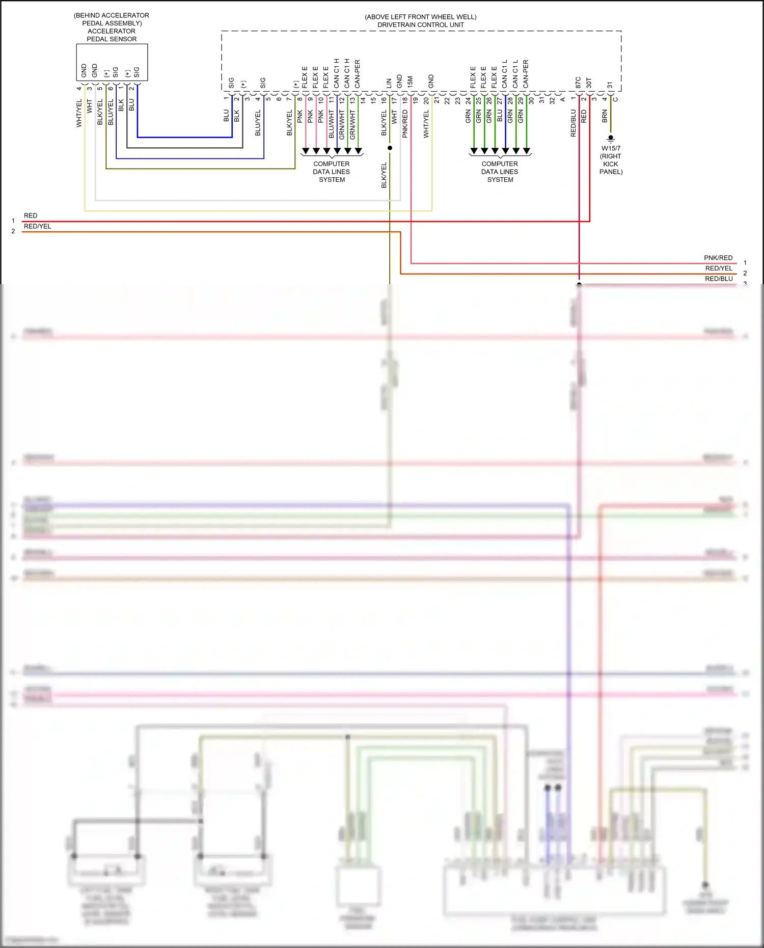 Wiring diagram computer data lines system for Mercedes-Benz E-class W213/S213/C238/A238 (2016-2021) (119 of 281)
