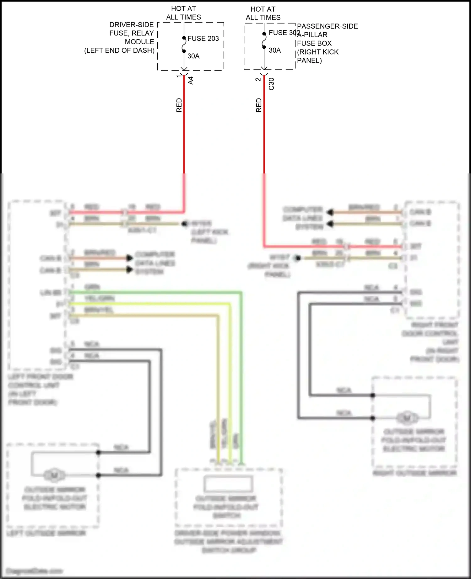 Wiring diagram computer data lines system for Mercedes-Benz E-class W213/S213/C238/A238 (2016-2021) (8 of 281)