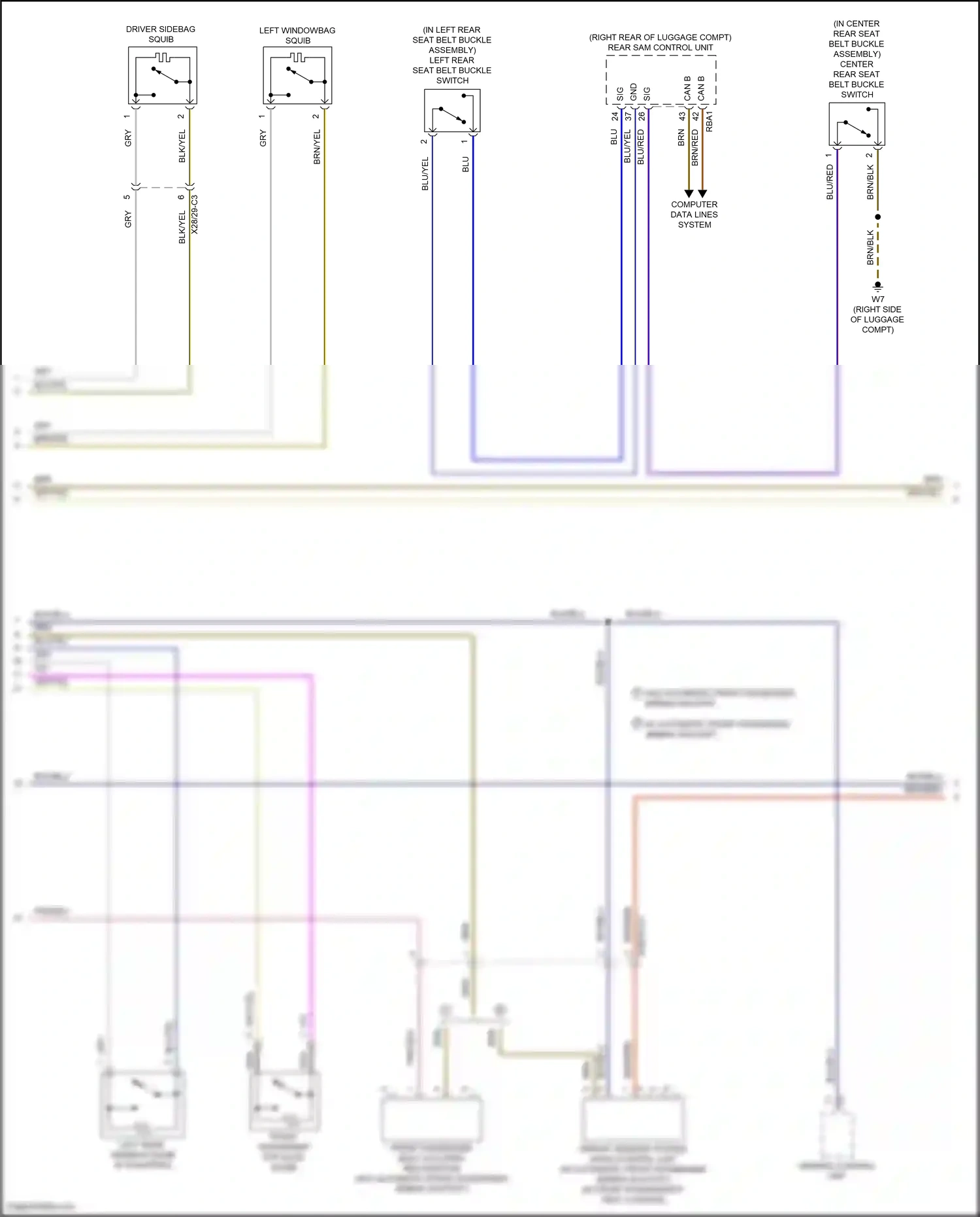Wiring diagram computer data lines system for Mercedes-Benz E-class W213/S213/C238/A238 (2016-2021) (192 of 281)