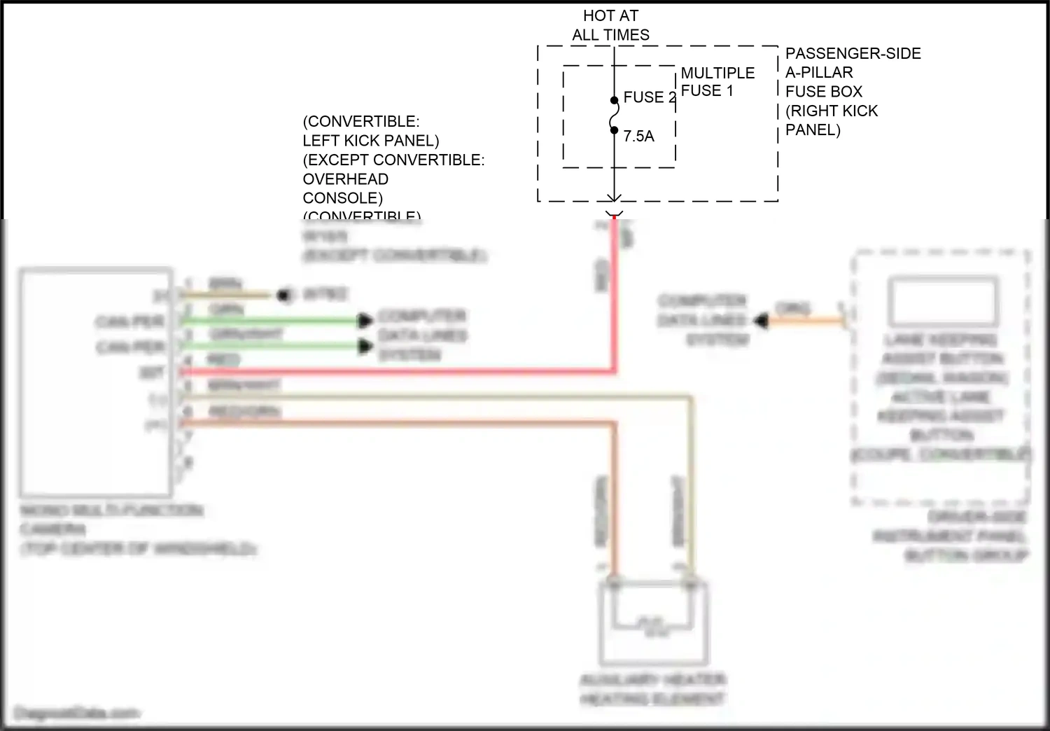 Wiring diagram computer data lines system for Mercedes-Benz E-class W213/S213/C238/A238 (2016-2021) (18 of 281)