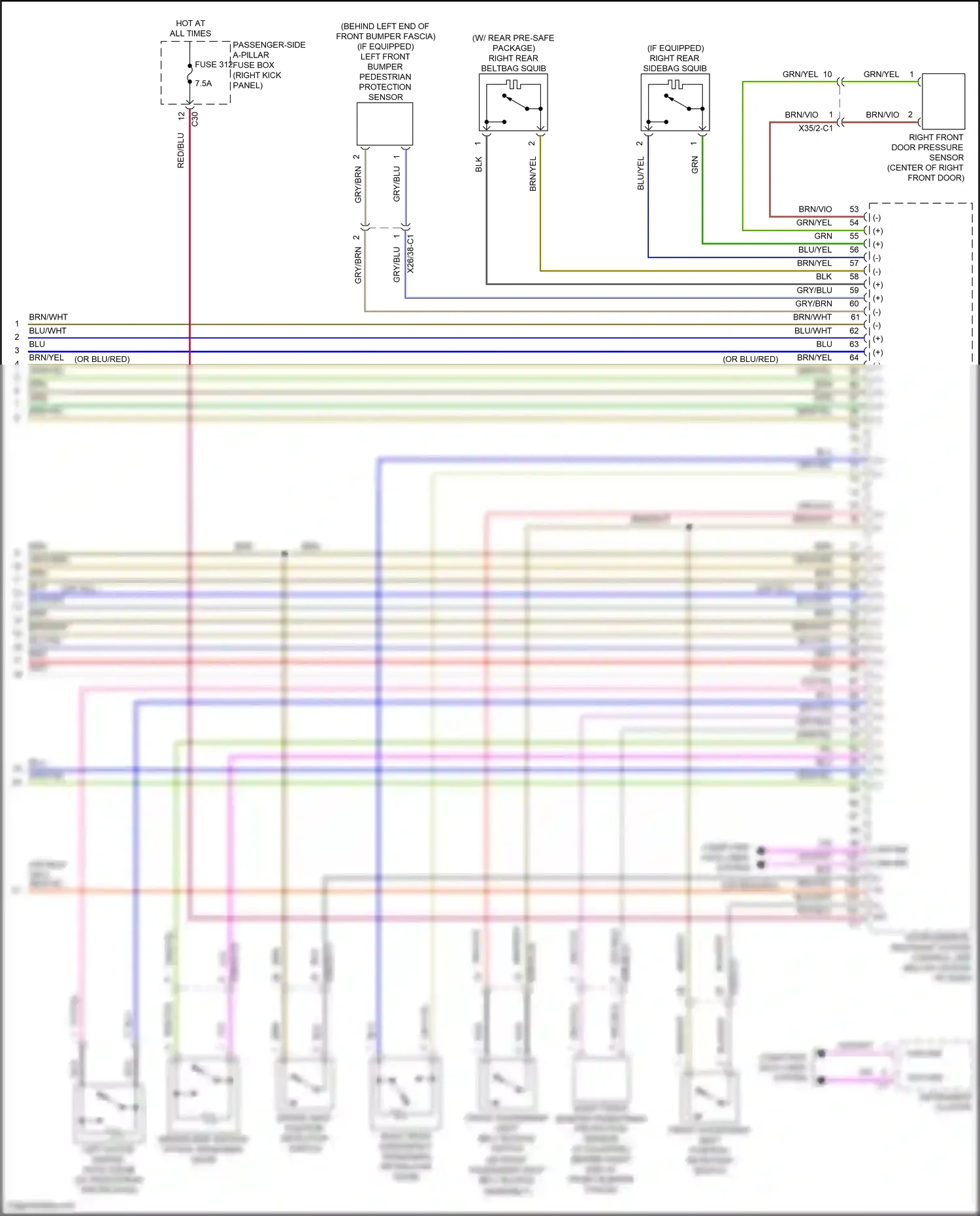 Wiring diagram computer data lines system for Mercedes-Benz E-class W213/S213/C238/A238 (2016-2021) (39 of 281)