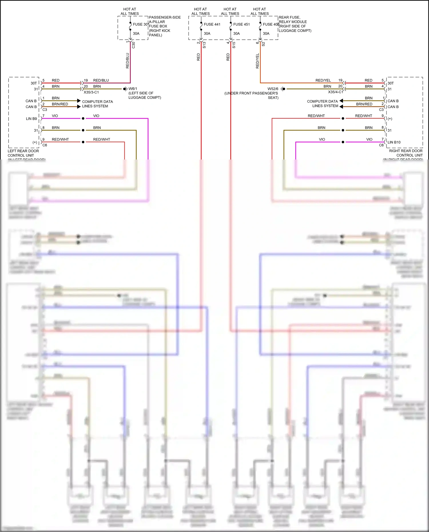 Wiring diagram computer data lines system for Mercedes-Benz E-class W213/S213/C238/A238 (2016-2021) (48 of 281)
