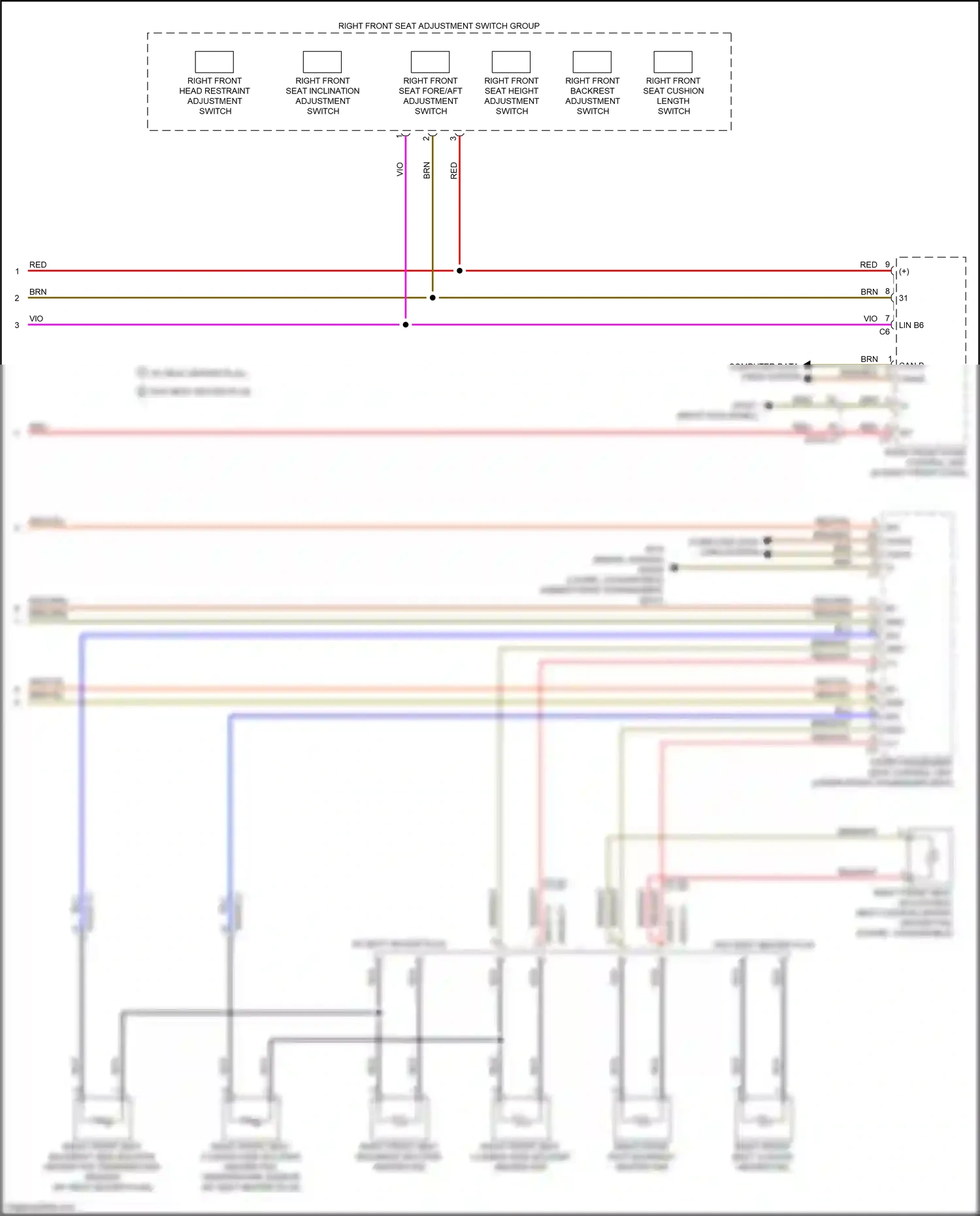 Wiring diagram computer data lines system for Mercedes-Benz E-class W213/S213/C238/A238 (2016-2021) (33 of 281)