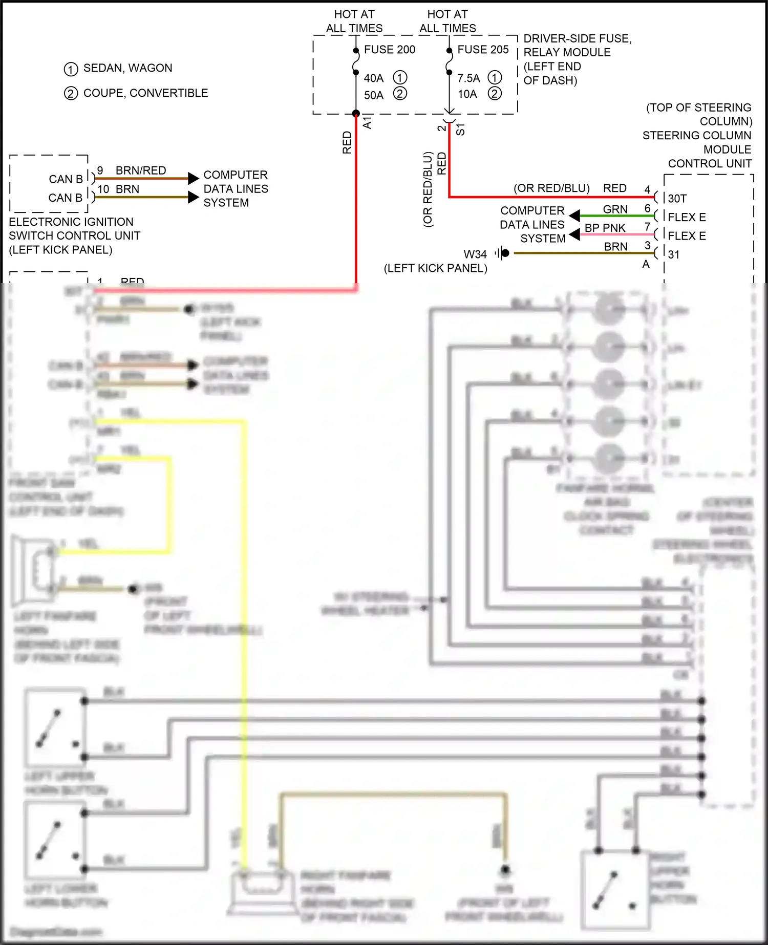 Wiring diagram flex-e bp pnk flex-e bm for Mercedes-Benz E-class W213/S213/C238/A238 (2016-2021) (6 of 11)